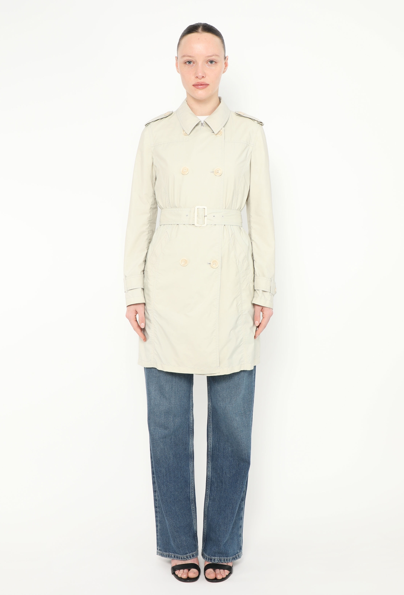 Nylon Belted Trench Coat - Prada | Authentic & Vintage | ReSee