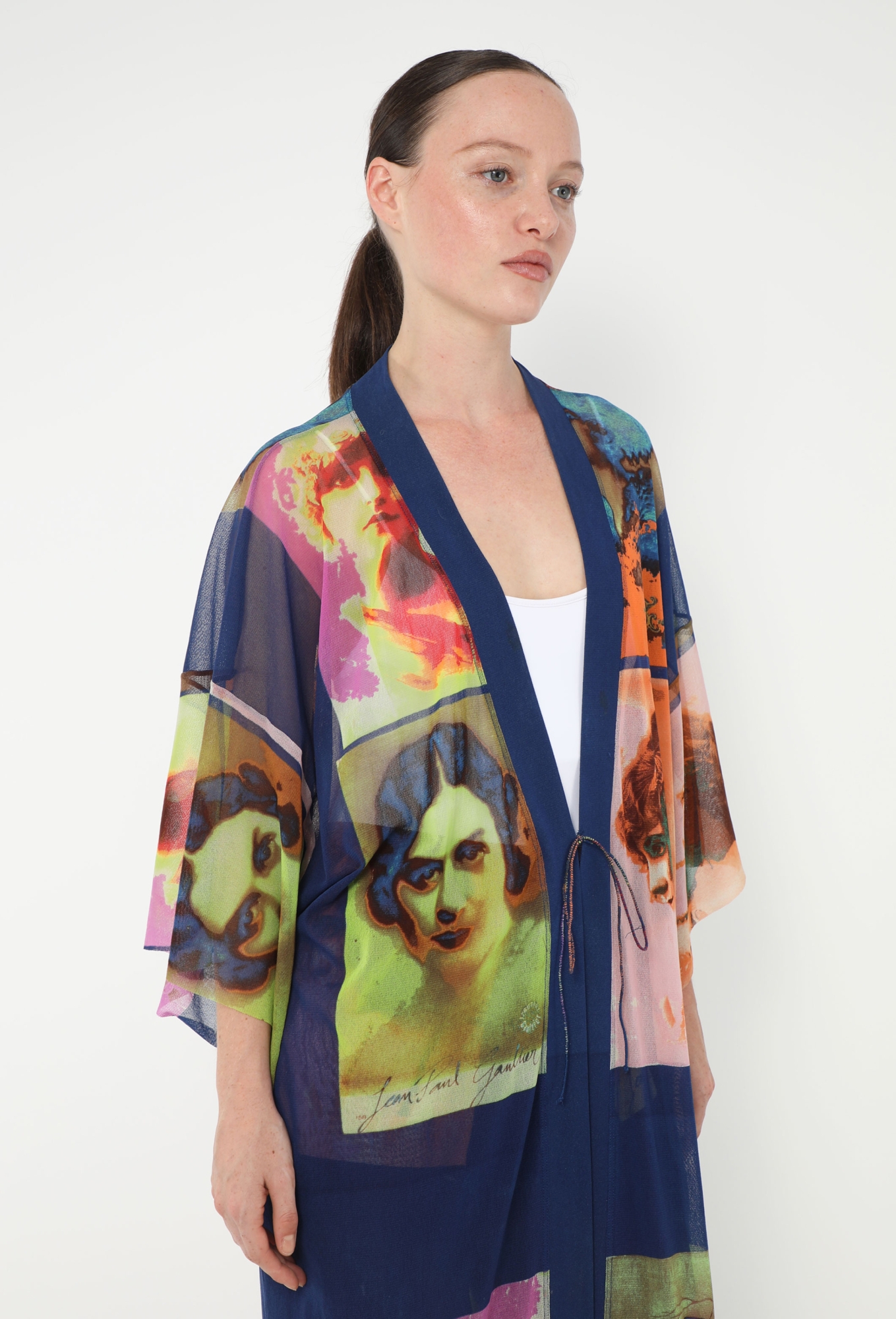 RARE 2002 Portrait Mesh Kaftan Ensemble - Jean Paul Gaultier | ReSee