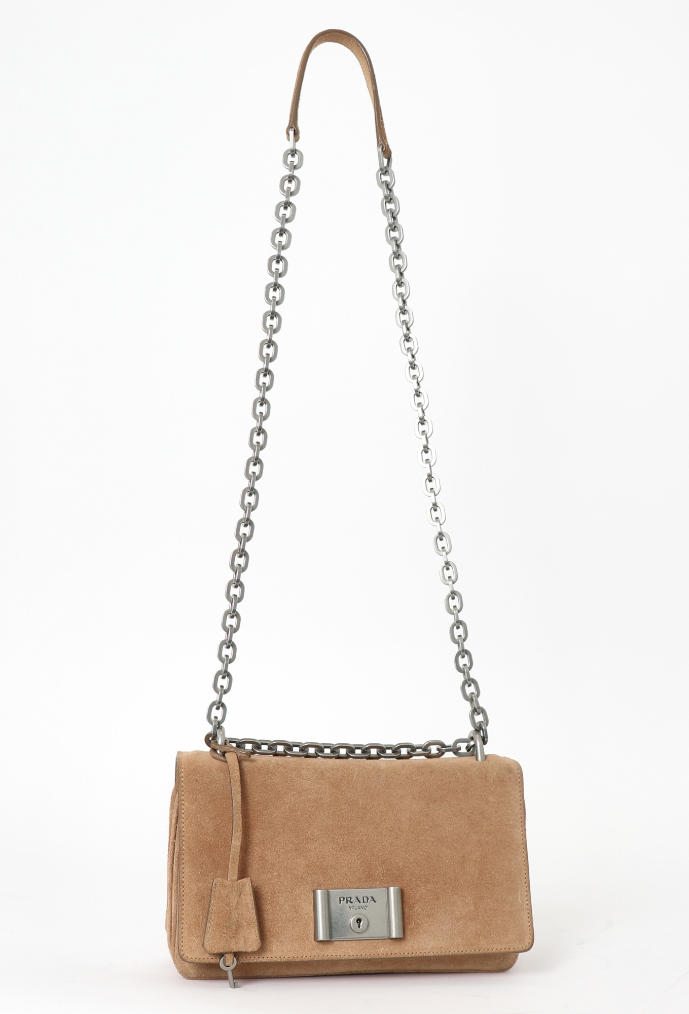 Brown Suede Shoulder Bag - Prada | Authentic & Vintage | ReSee