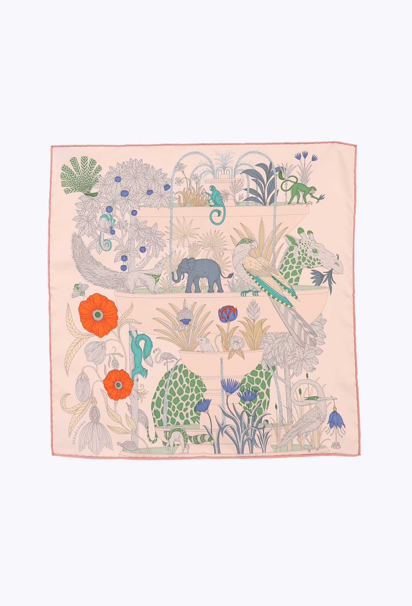 新品未使用【HERMES】カレ90 PRECIOUS PARADISE Precious Paradise' 45cm Petit Carré - Hermès | ReSee