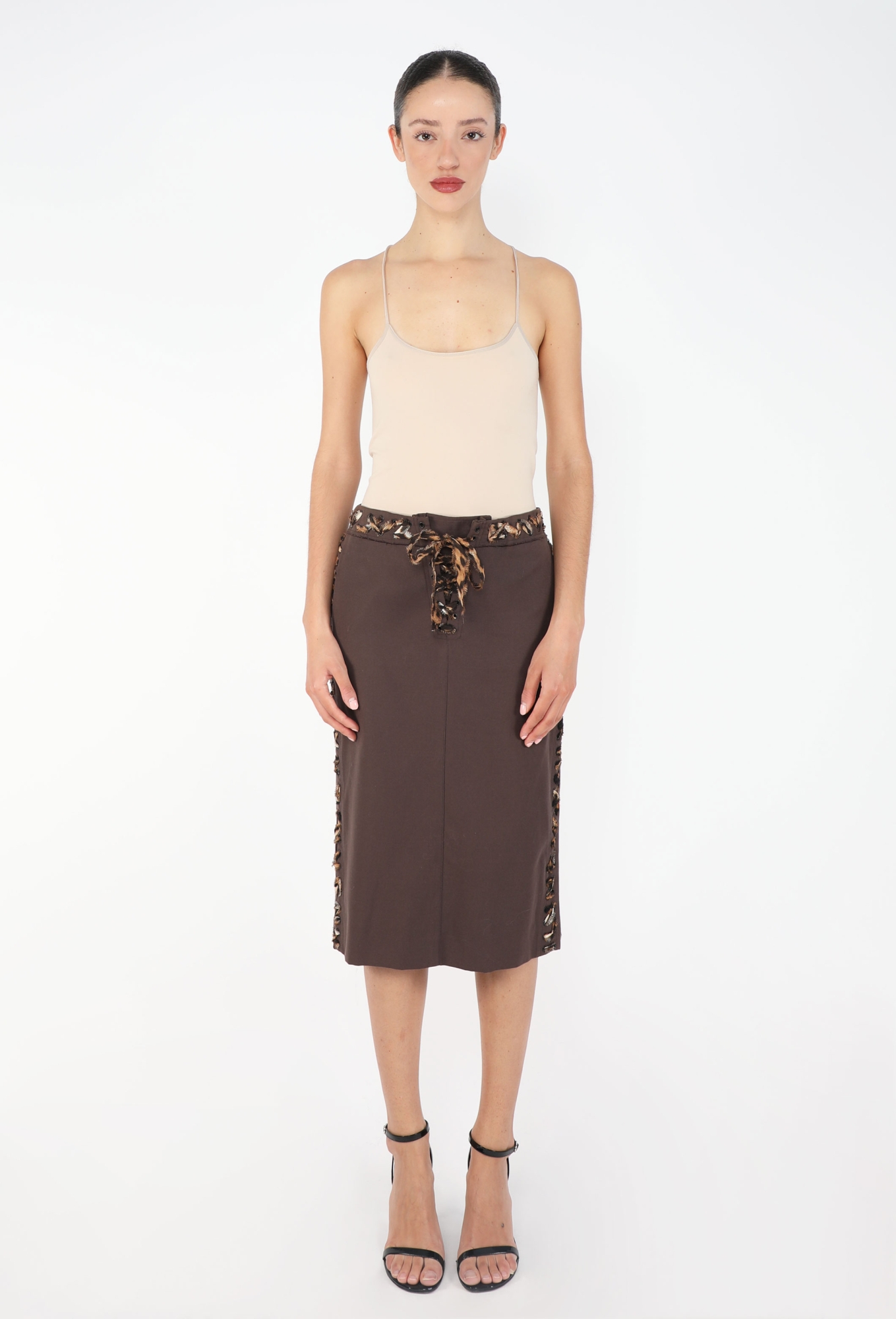 Tom Ford S/S 2002 Leopard Lavallière Ensemble - Saint Laurent | ReSee