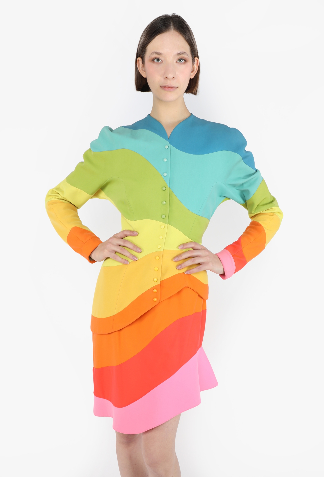ULTRA COLLECTOR S/S 1990 Rainbow Ensemble - Thierry Mugler | ReSee