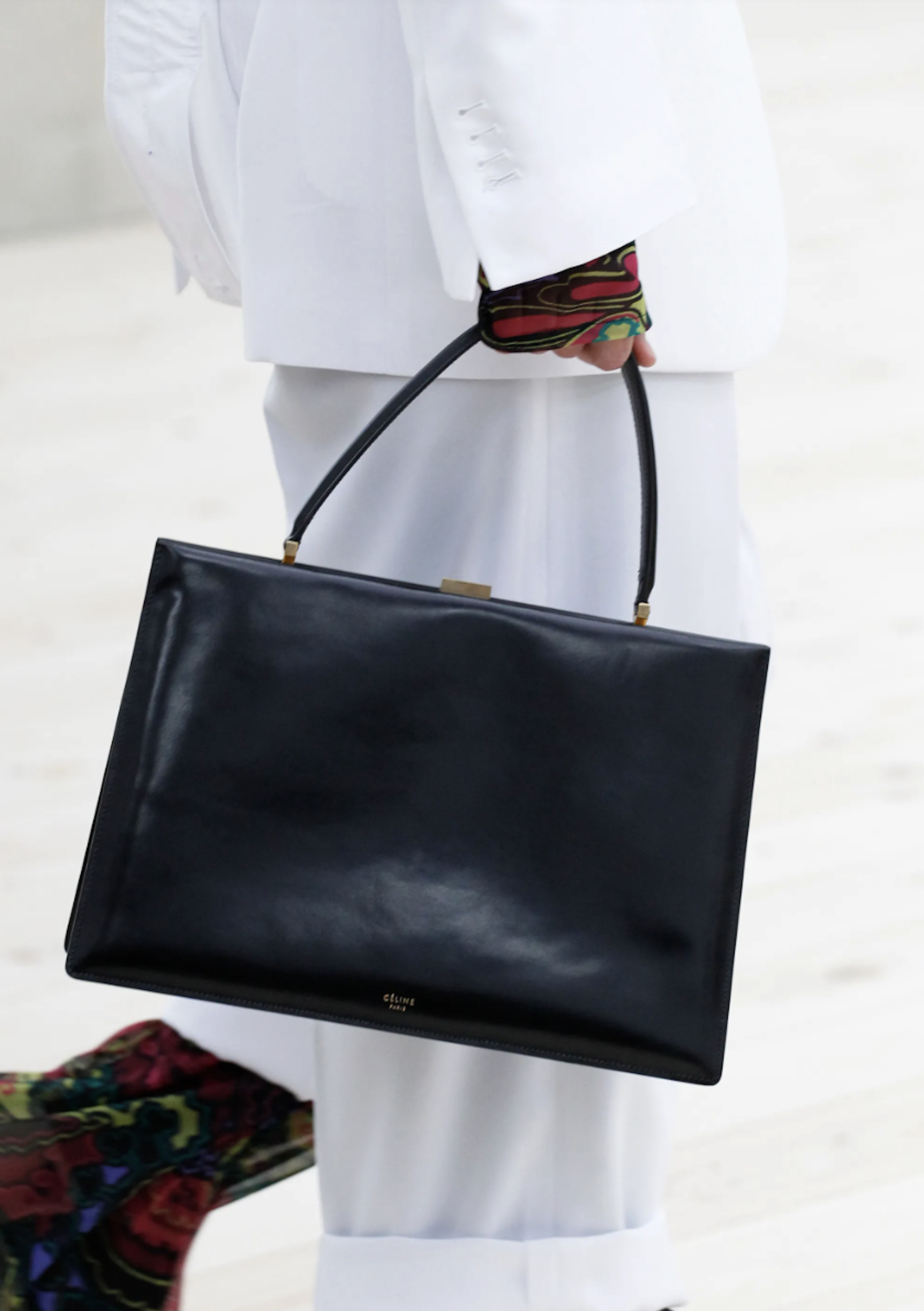 S/S 2017 Black Medium Clasp Bag - Céline | ReSee