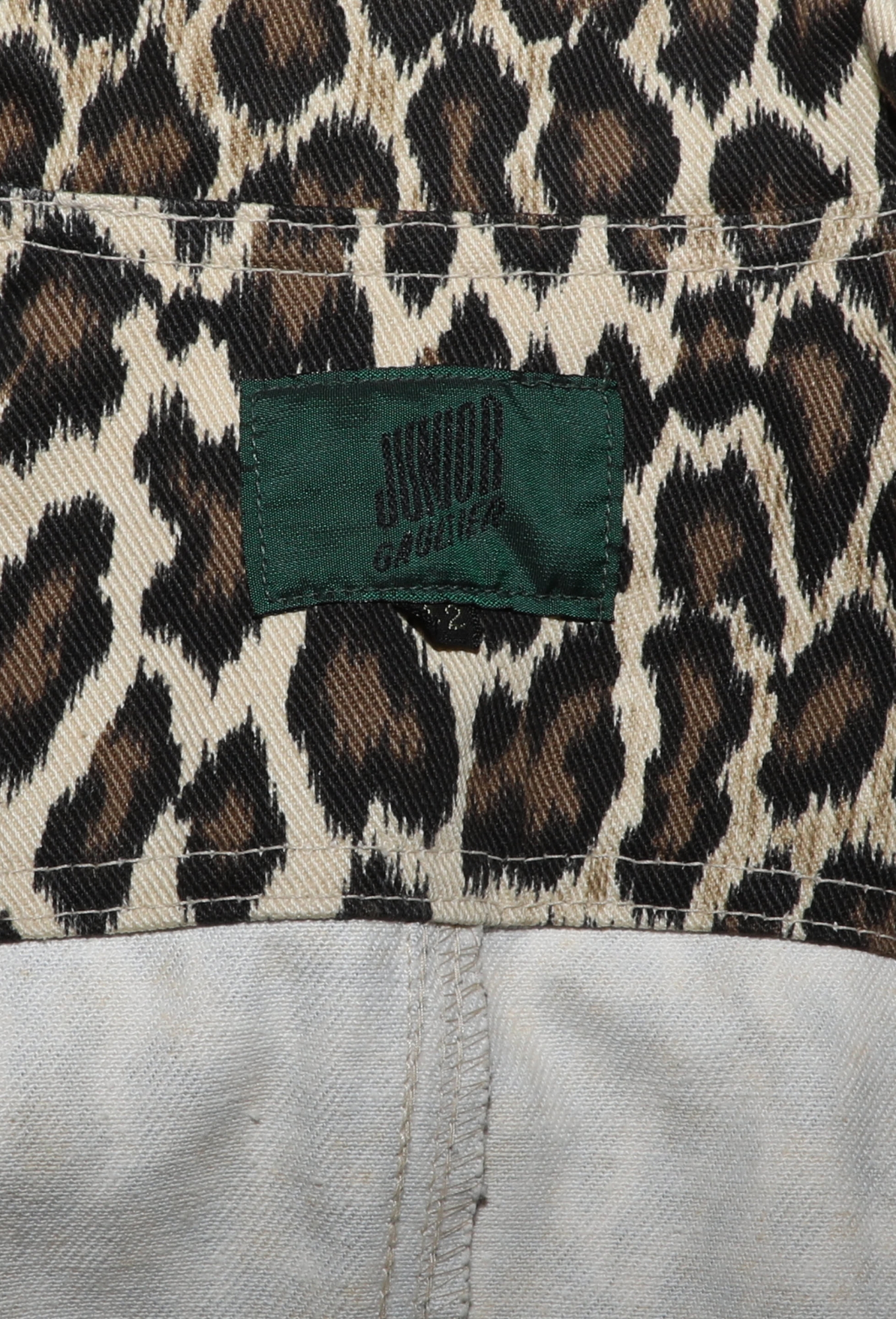 Junior 1989 Leopard Denim Jacket - Jean Paul Gaultier | ReSee