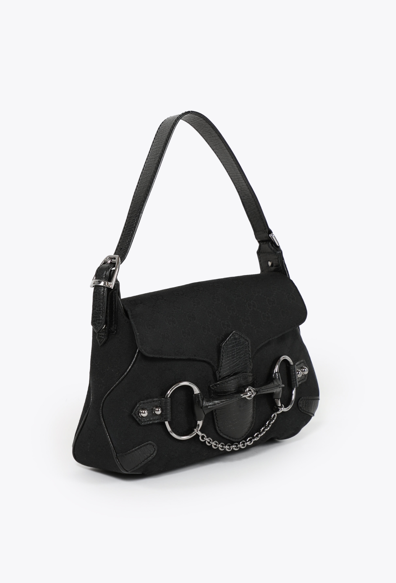 2003 'GG' Canvas Horsebit Shoulder Bag - Gucci | ReSee