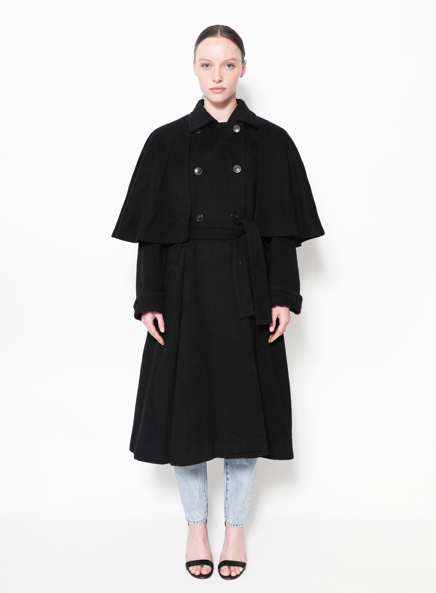 Early '70s Belted Cape Coat | Authentic & Vintage | ReSee