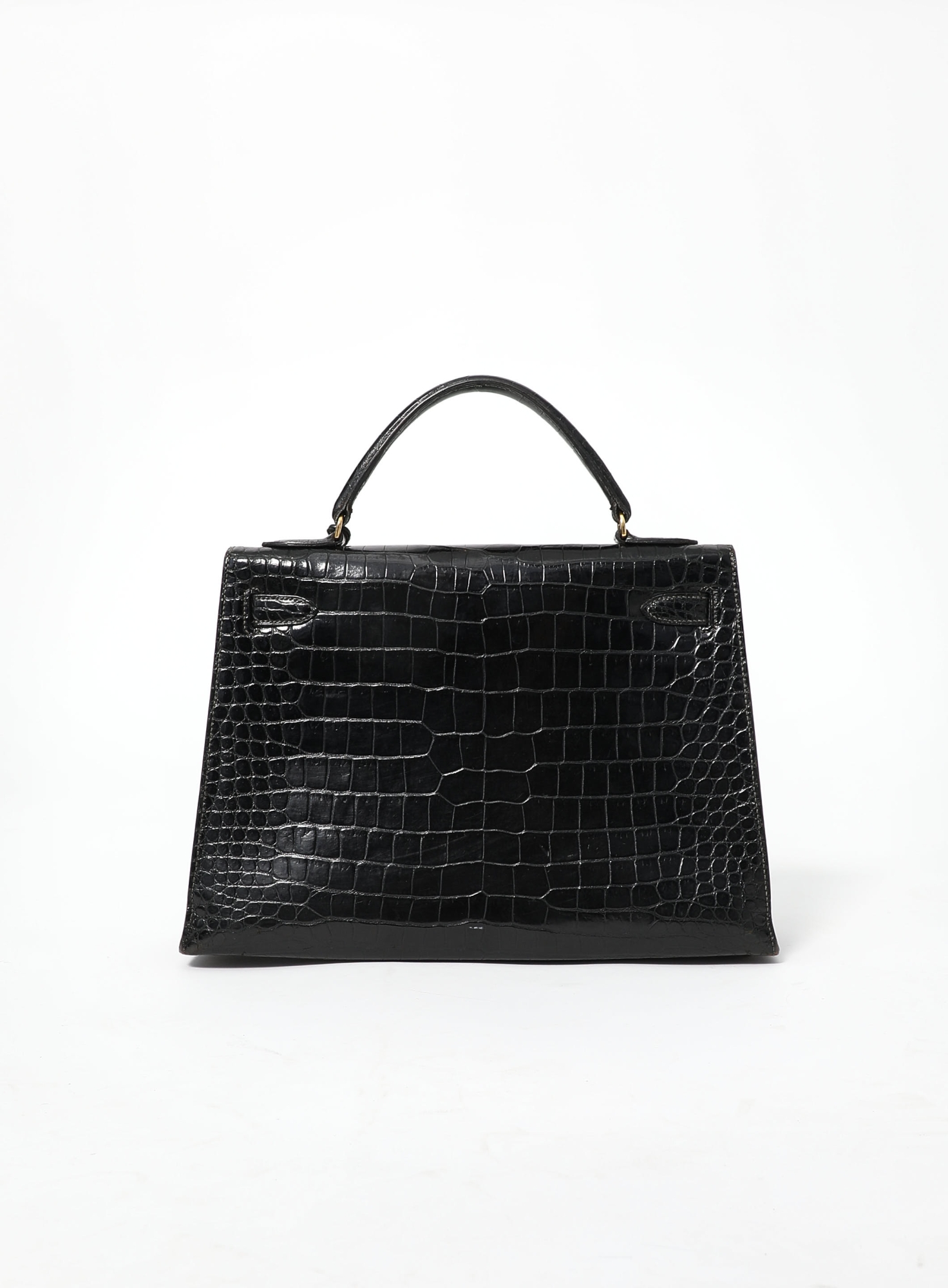 80s Black Porosus Kelly Sellier 32 | Authentique & Vintage | ReSee