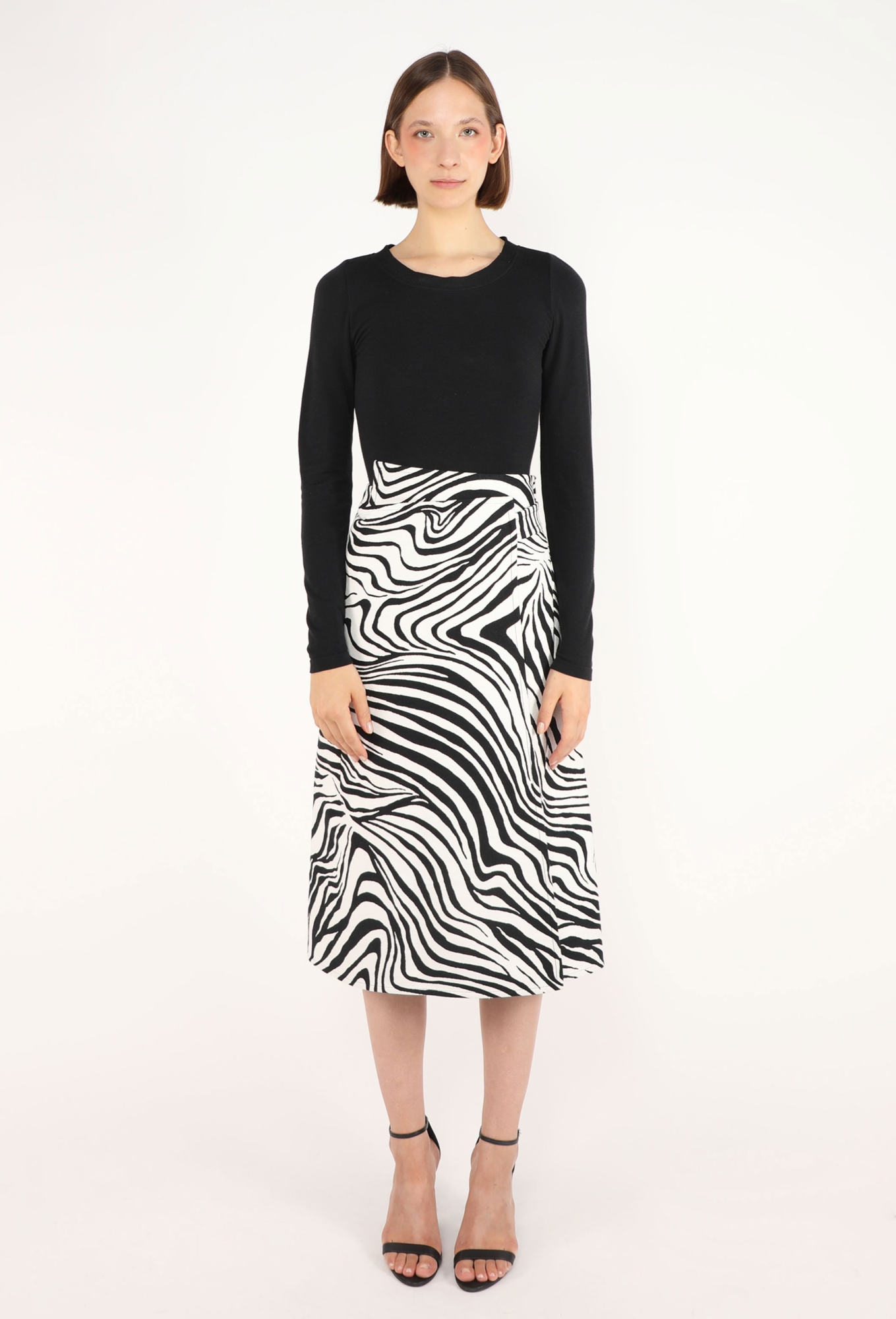 Zebra Print Wrap Skirt, 2016 - Céline | ReSee