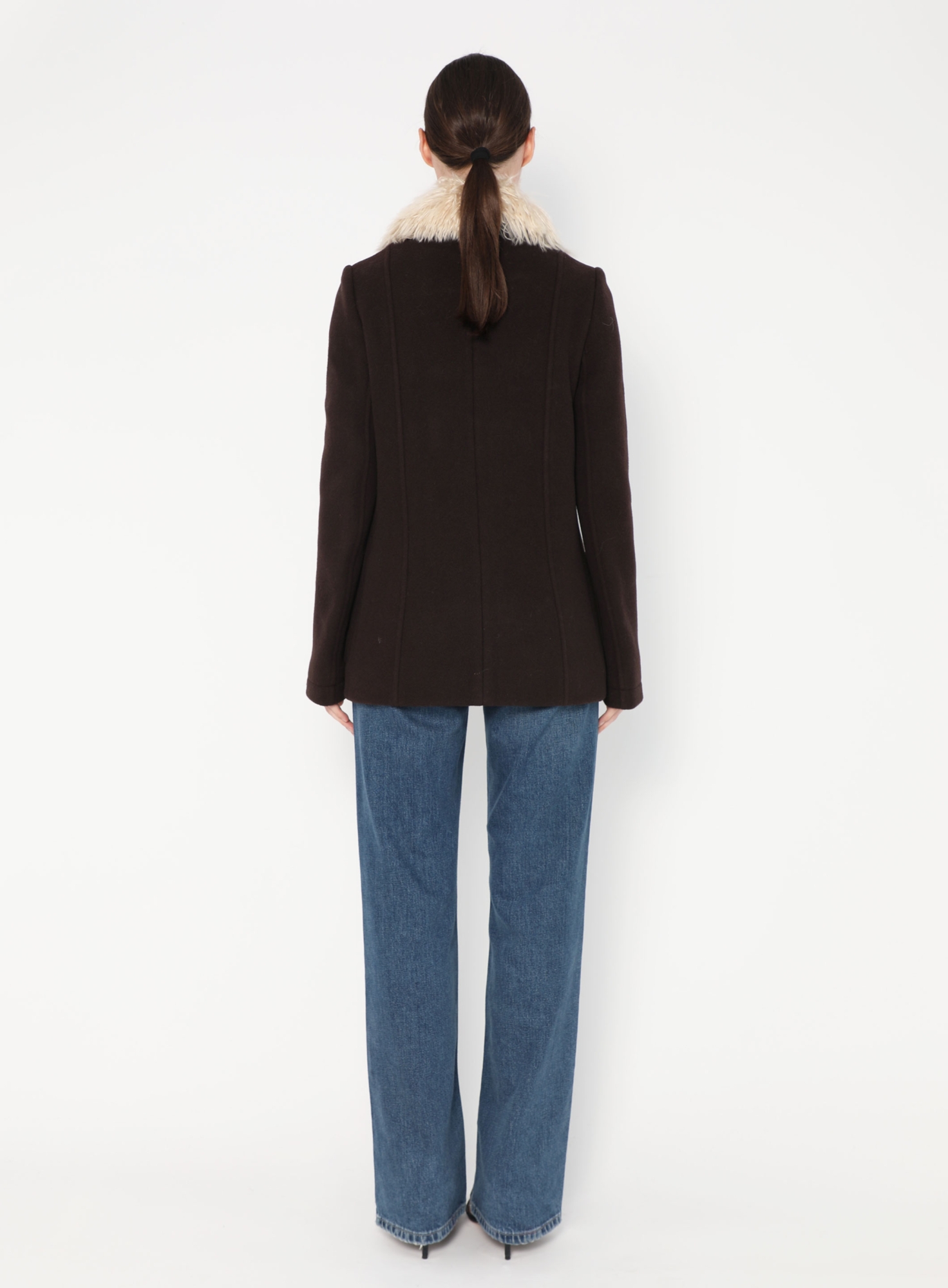 Pre-Fall 2011 Shearling Trim Peacoat | Authentic & Vintage | ReSee