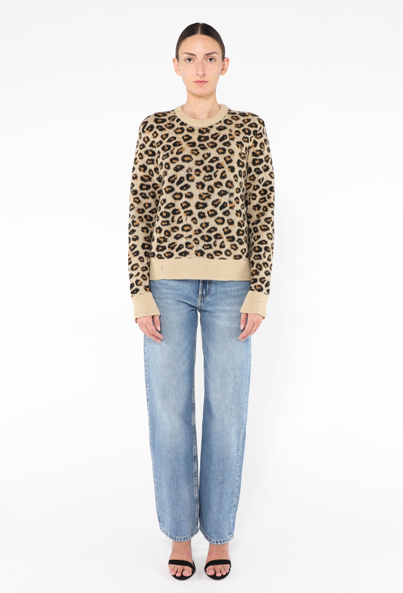 Leopard Jacquard Sweater - Gucci | ReSee