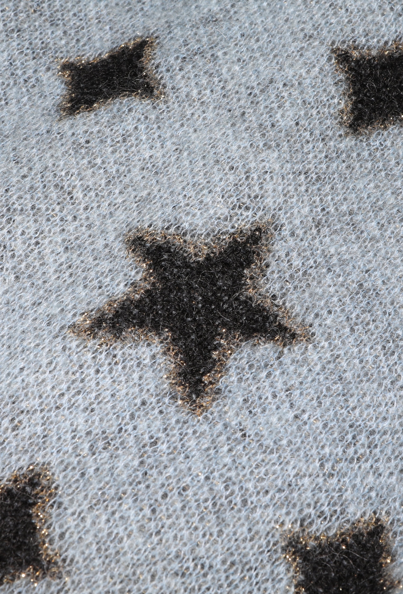 Blue Mohair Star Cardigan - F/W 2013 - Saint Laurent | ReSee