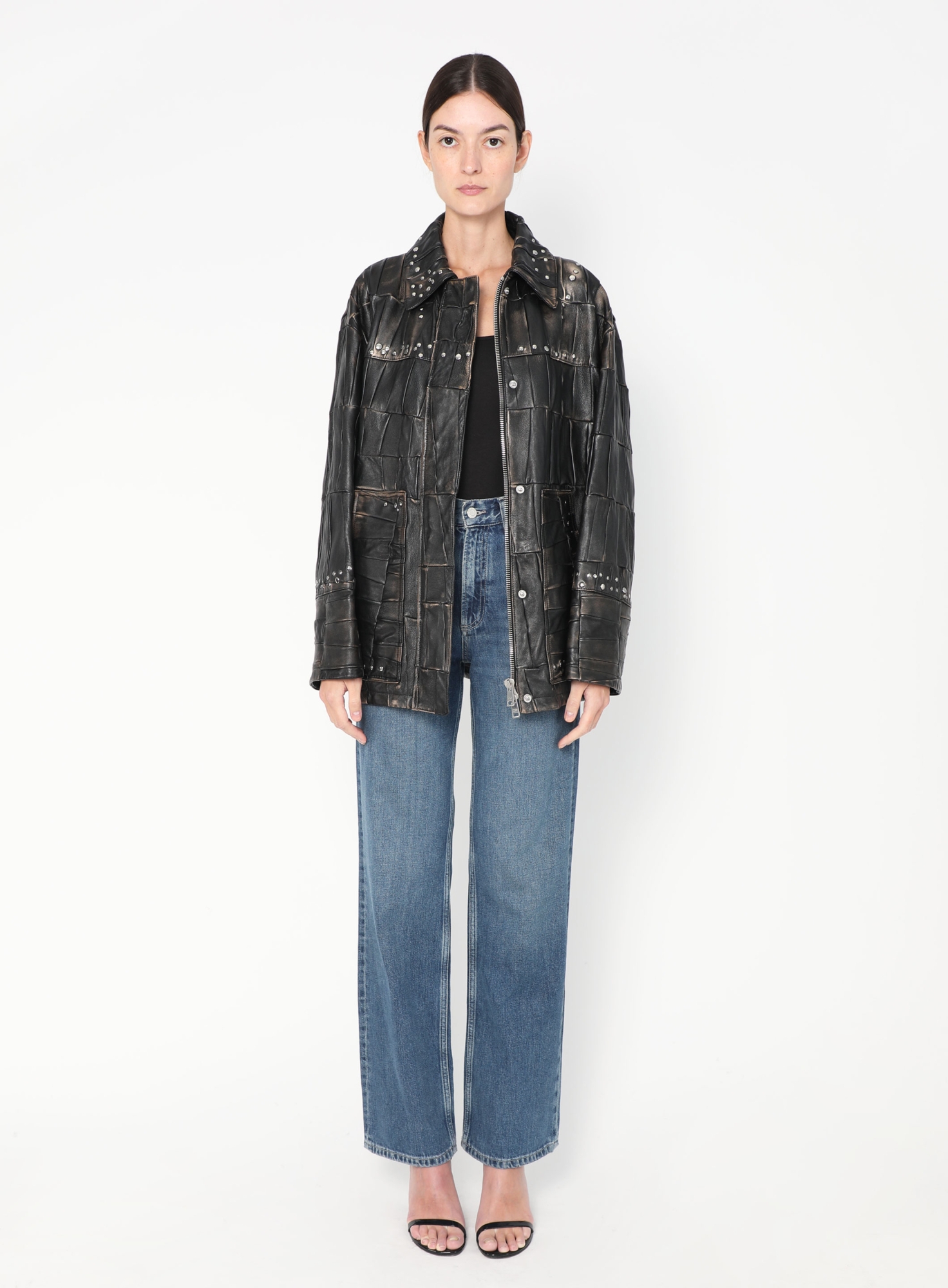 S/S 2024 Studded Leather Jacket | Authentic & Vintage | ReSee