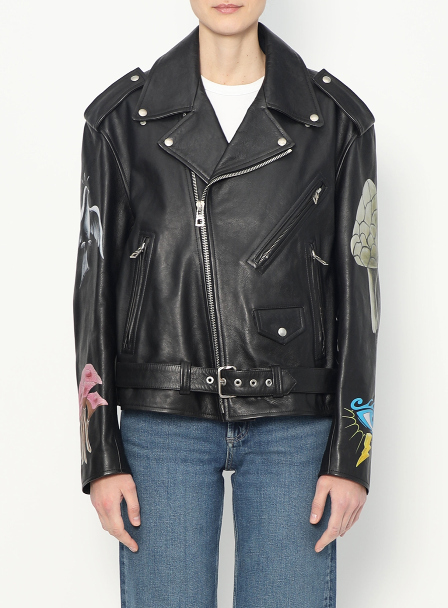 Painted Biker Jacket | Authentic & Vintage | ReSee