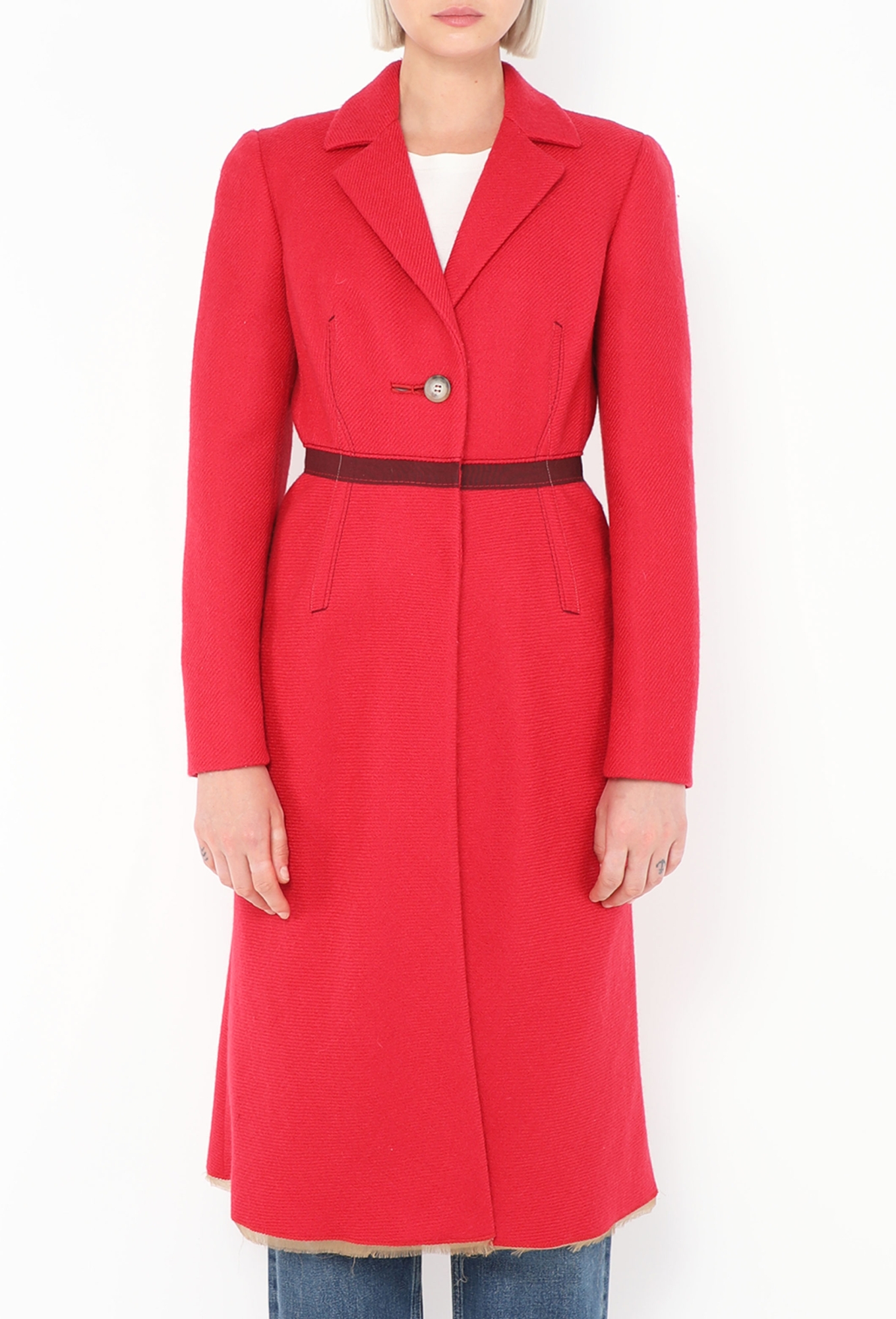 F/W 2000 Cinched Twill Coat - Prada | ReSee