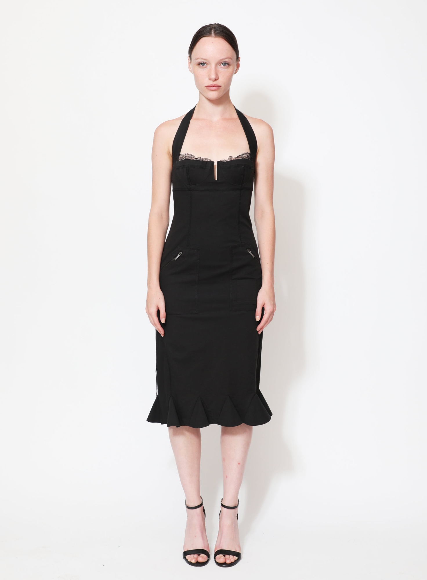 2004 Eyelet Lace-Up Bustier Dress | Authentic & Vintage | ReSee