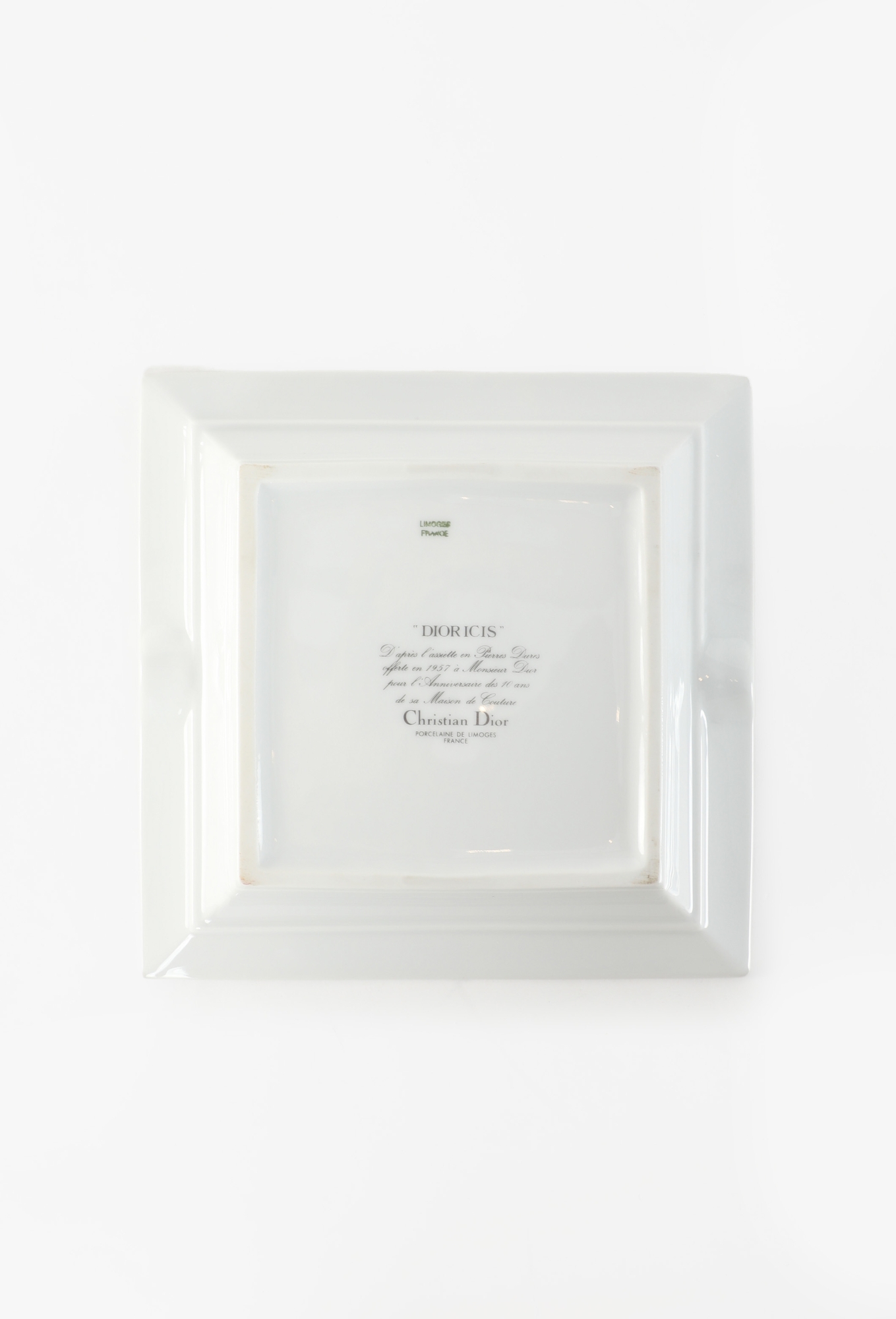 Limoges 'Dioricis' Anniversary Ashtray, 1970s - Dior | ReSee