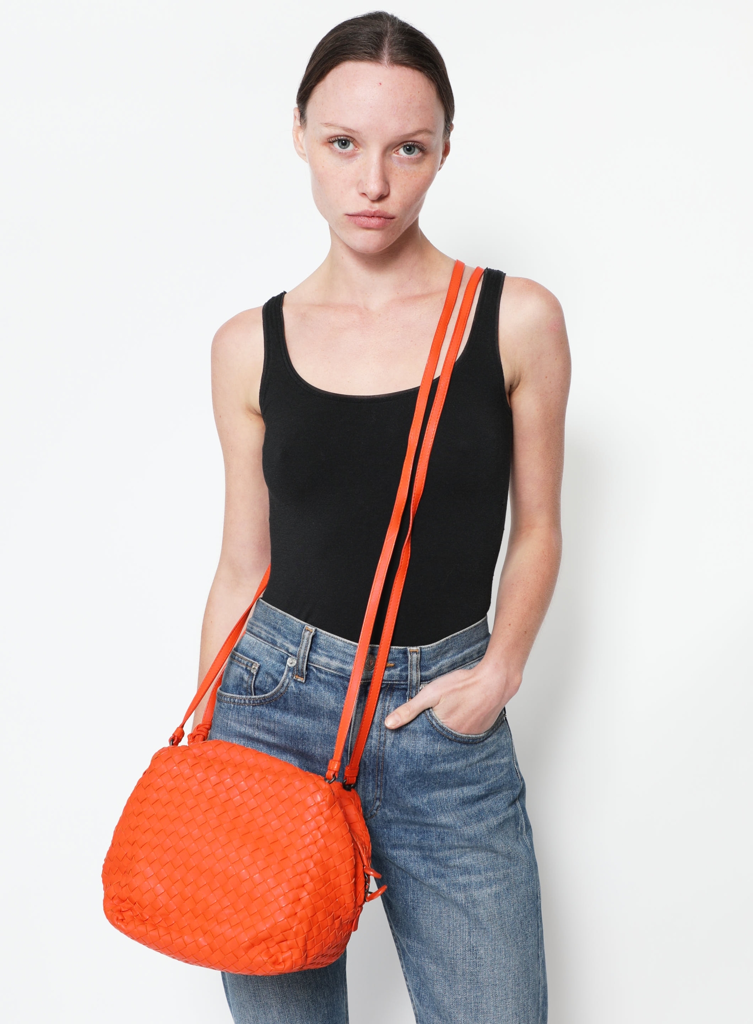 バッグ BOTTEGA VENETA Body bag Intrecciato y2k Bottega Veneta Mini Intrecciato Leather Cross-Body Bag
