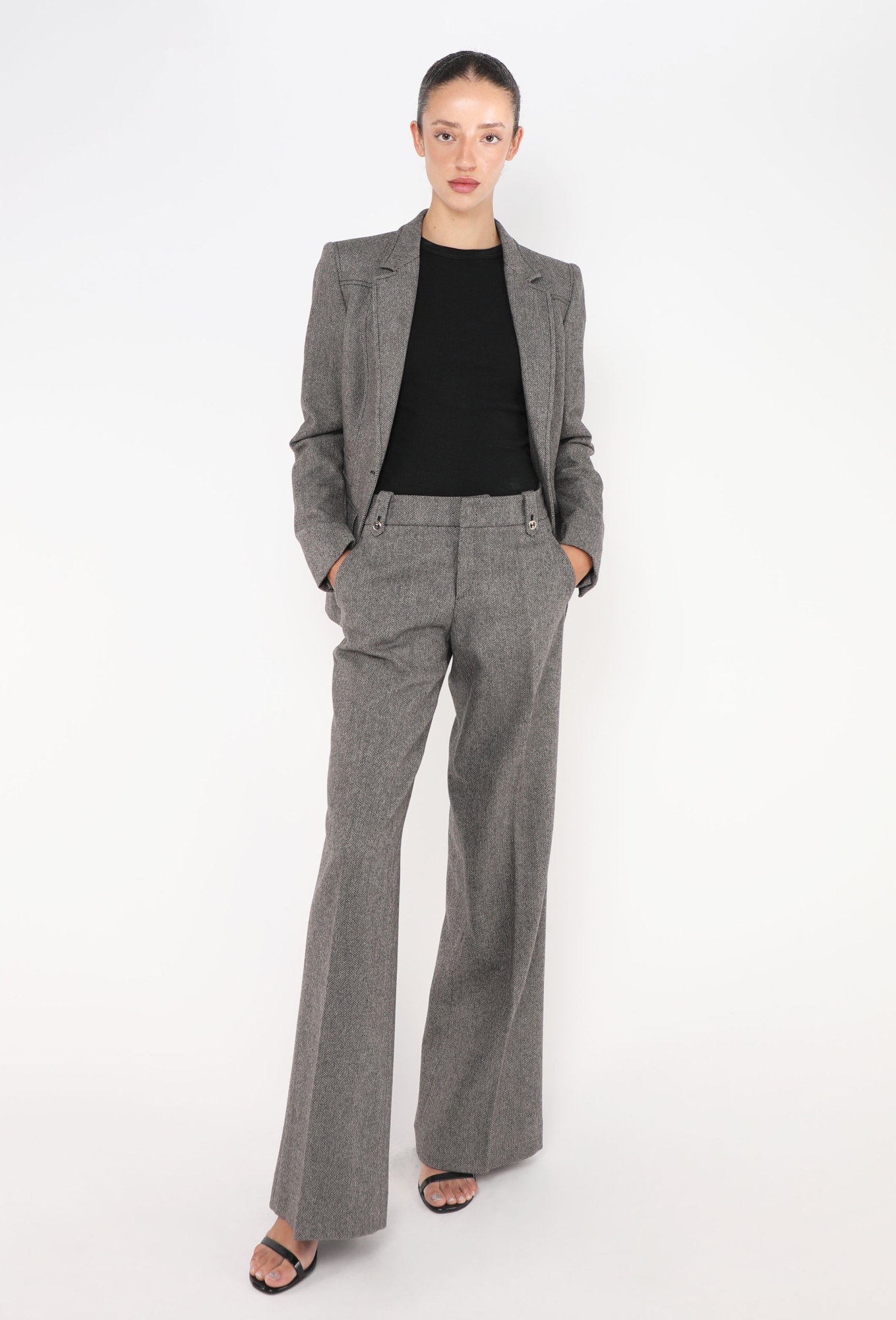 Herringbone Flared Suit - Gucci | ReSee