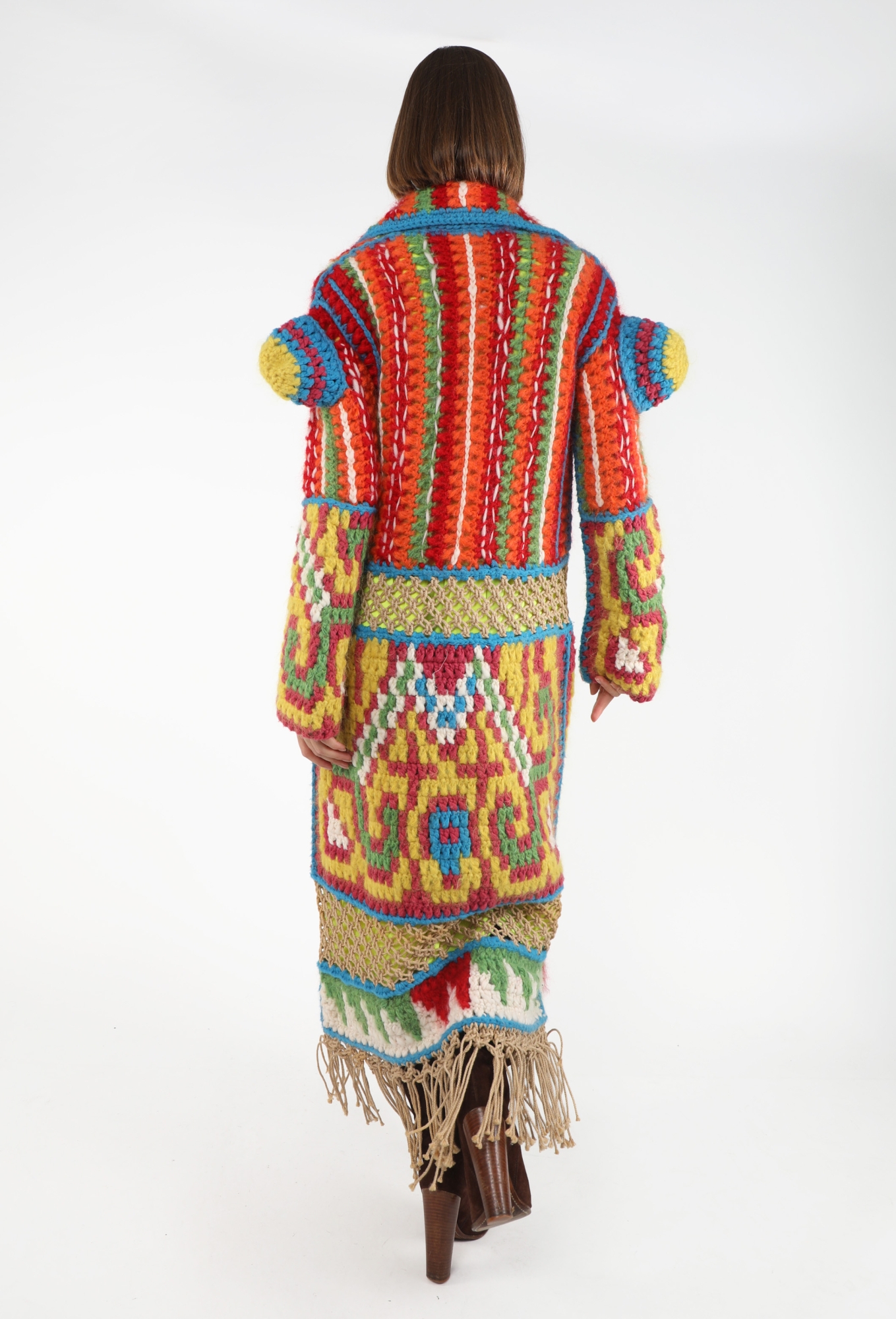Crochet Fringe Cardigan, F/W 2002 - Dior | ReSee