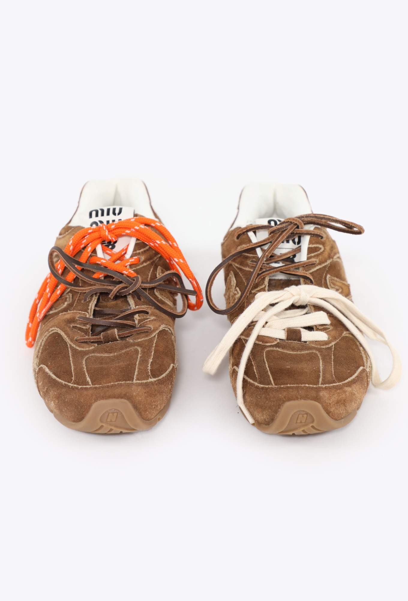 Miu Miu x New Balance Cinnamon Suede SL Sneakers – 2024 - Miu Miu