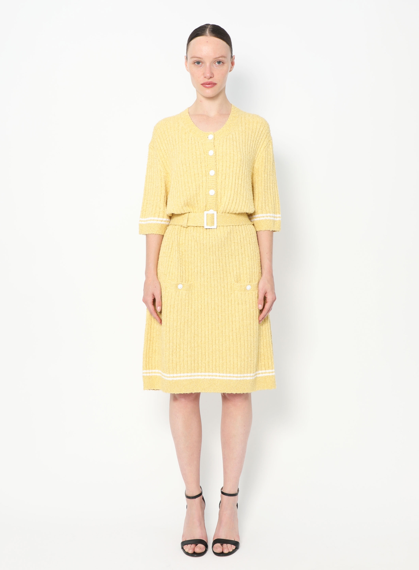 Belted Boucl Tennis Dress | Authentic & Vintage | ReSee