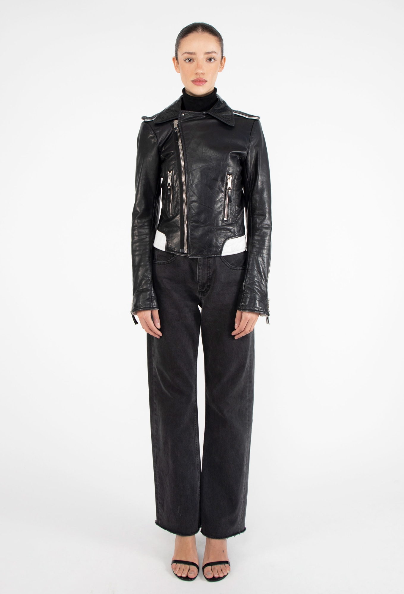 S/S 2007 Bicolor Biker Jacket - Balenciaga | ReSee