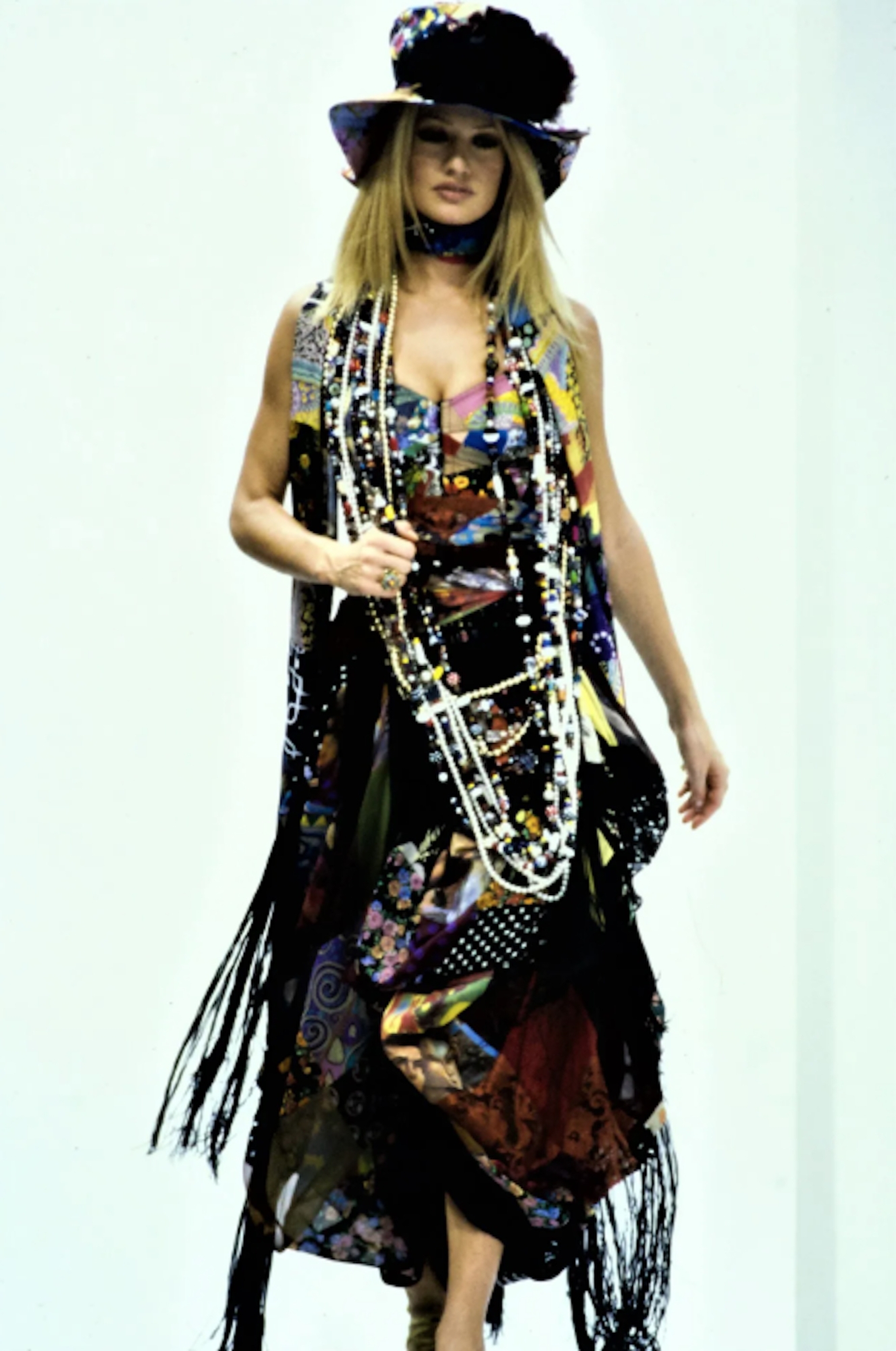 スカート D&G 2000s Patchwork Skirt Patchwork Silk Skirt, S/S 1993 - Dolce & Gabbana | ReSee