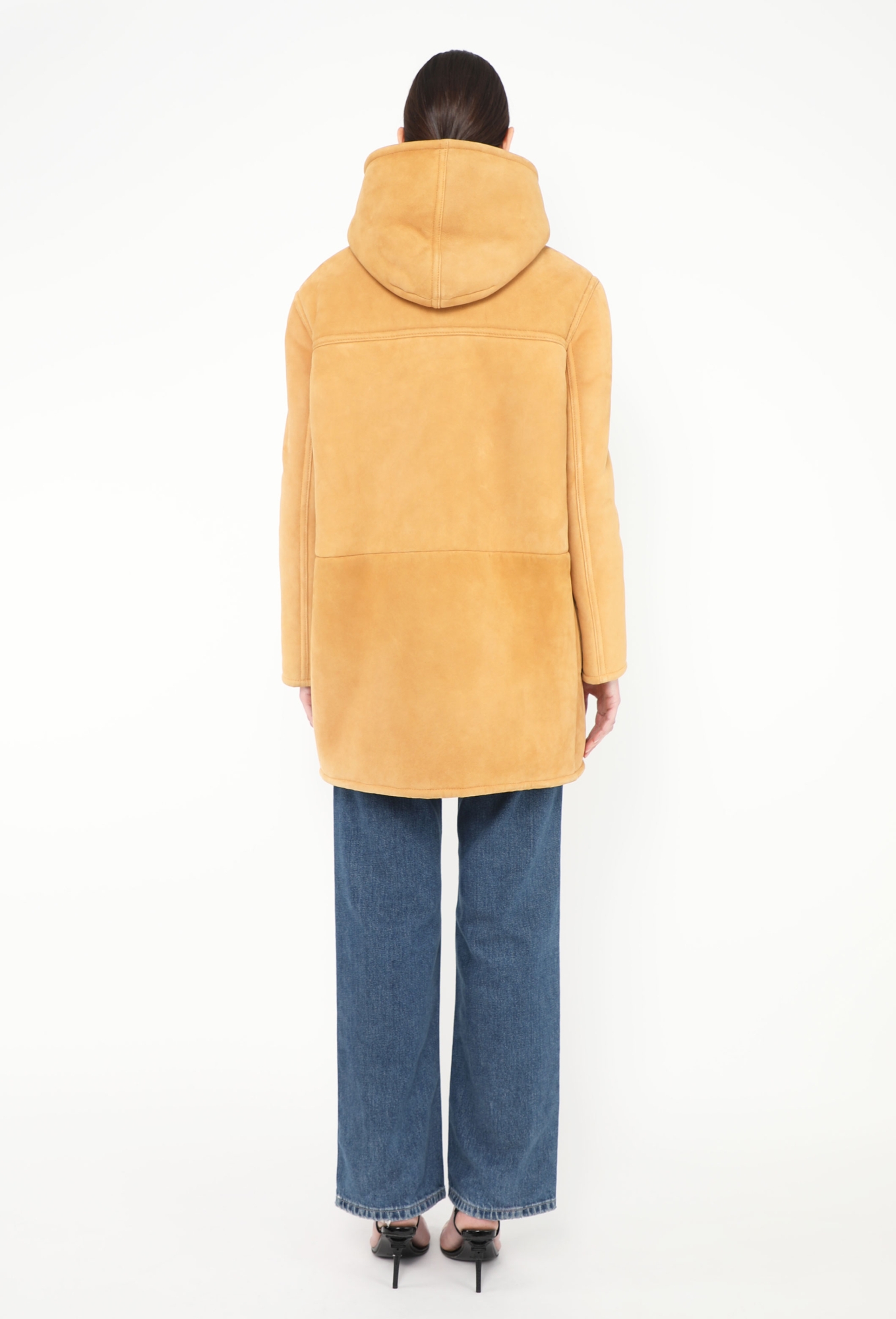2019 Hooded Shearling-Lined Toggle Coat - Céline | Authentic