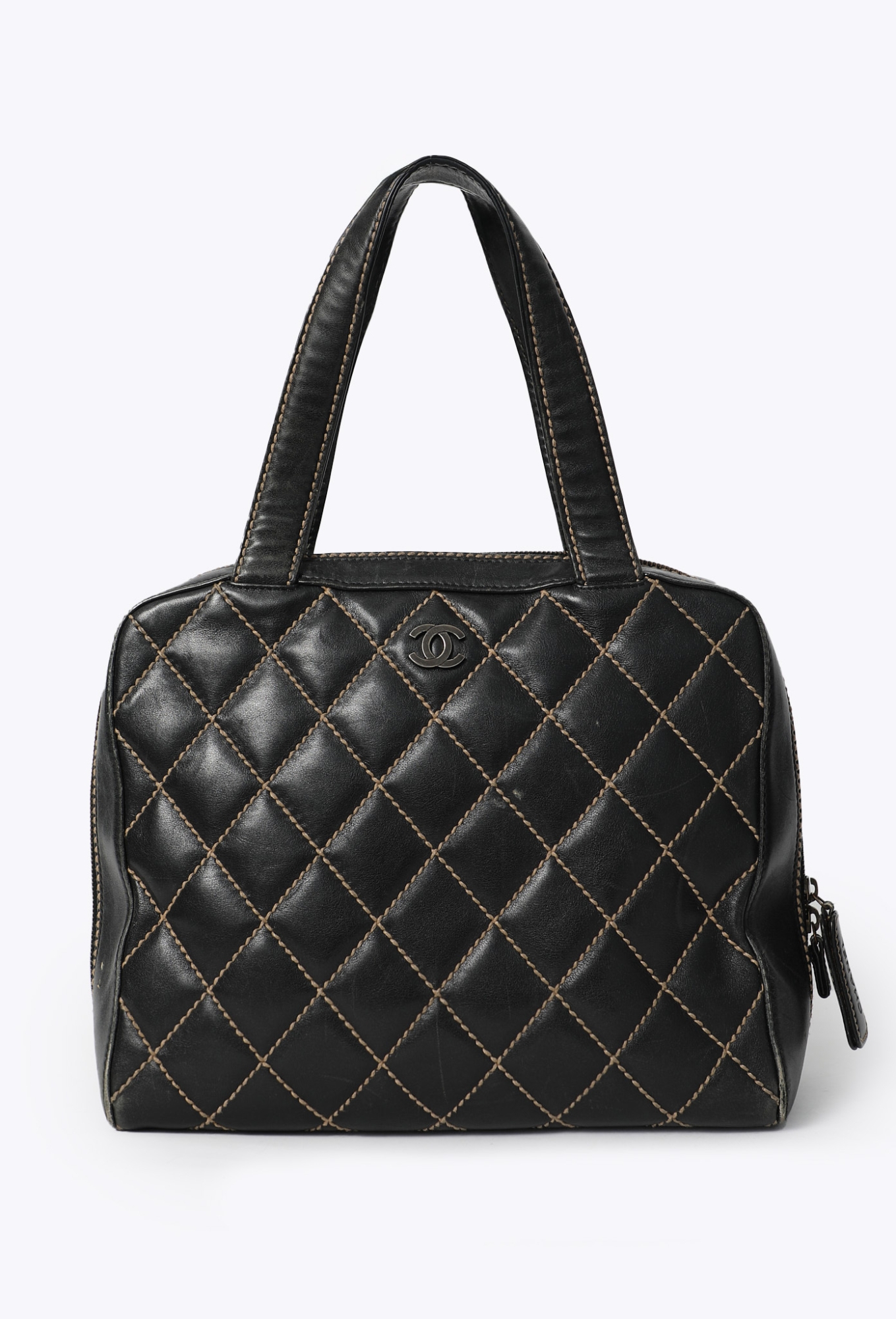 Vintage Wild Stitch Bowling Bag - Chanel | ReSee