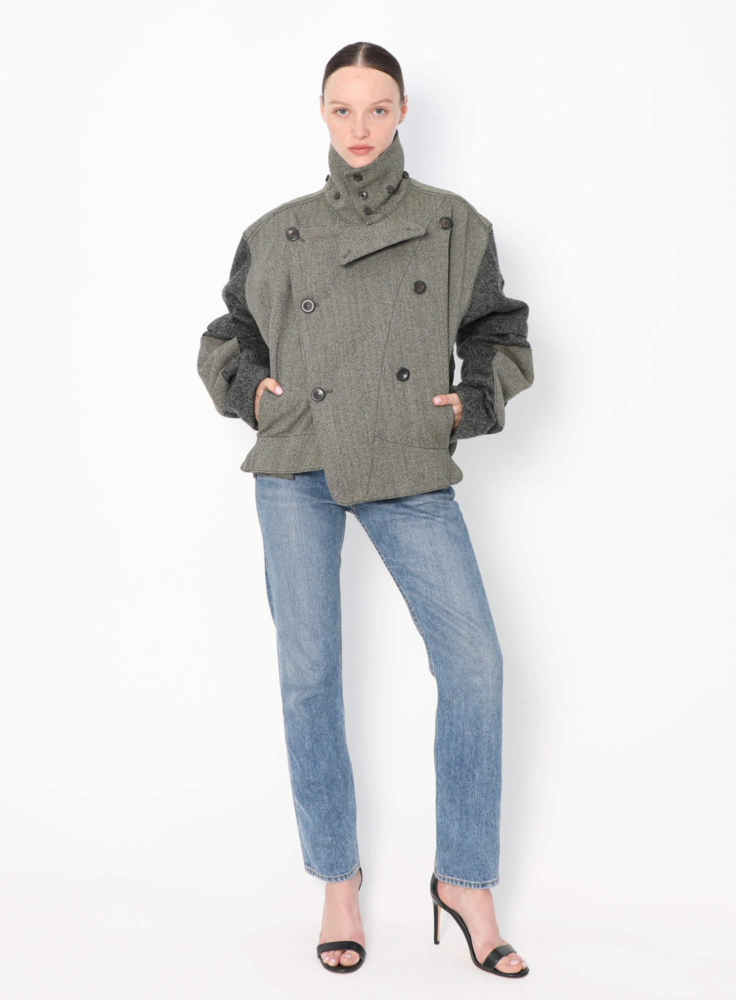 F/W 2004 Asymmetrical Wool Jacket | Authentique & Vintage | ReSee