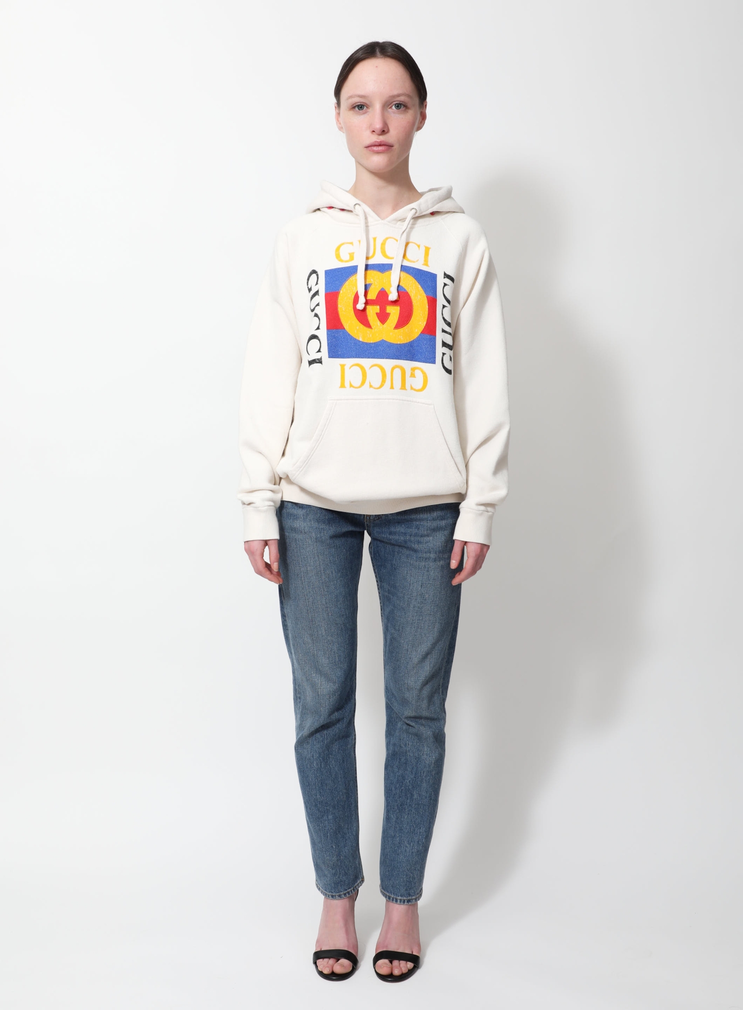 Embroidered Classic 'GG' Hoodie | Authentic & Vintage | ReSee