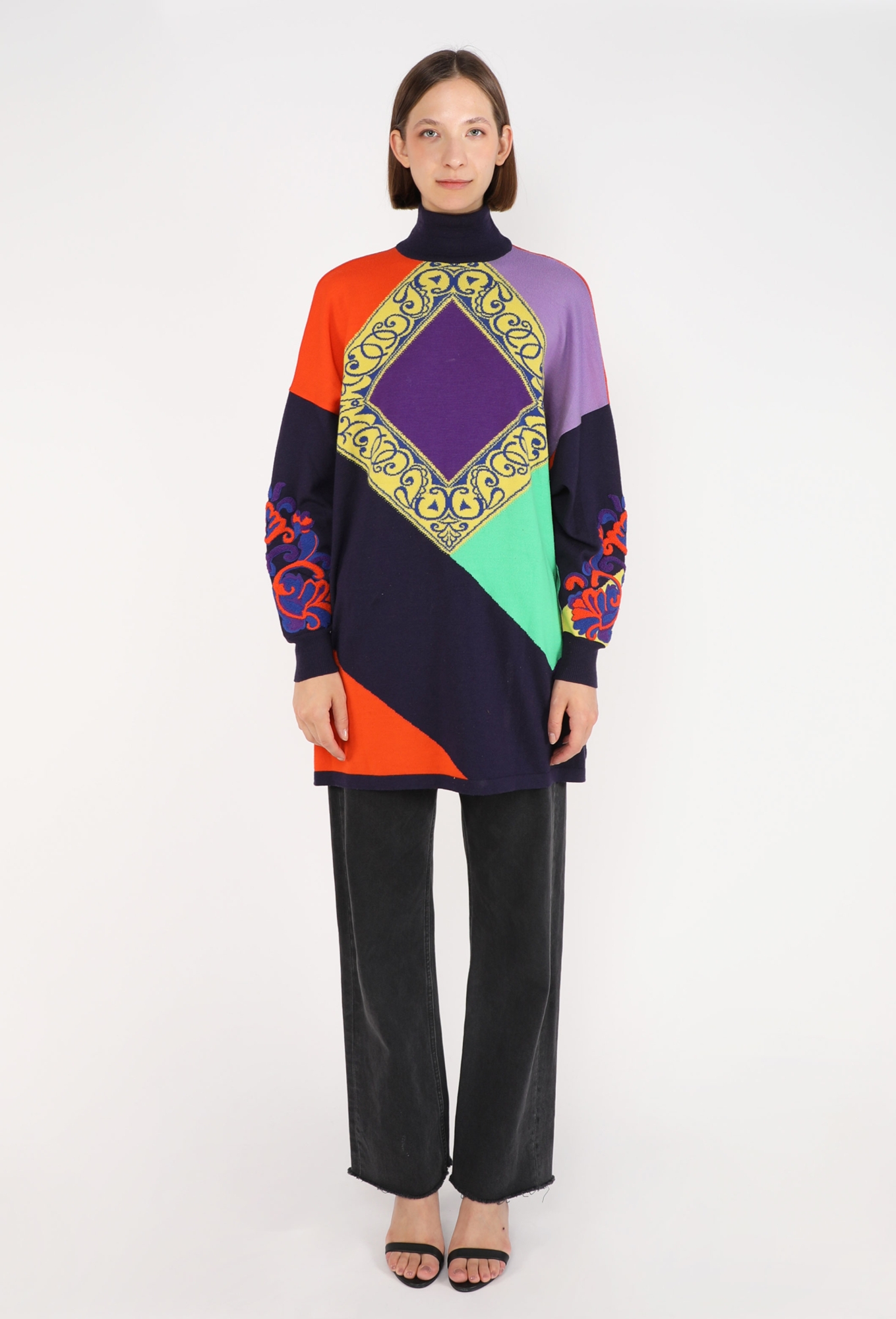 Baroque Intarsia Sweater, 1989 - Gianni Versace | ReSee