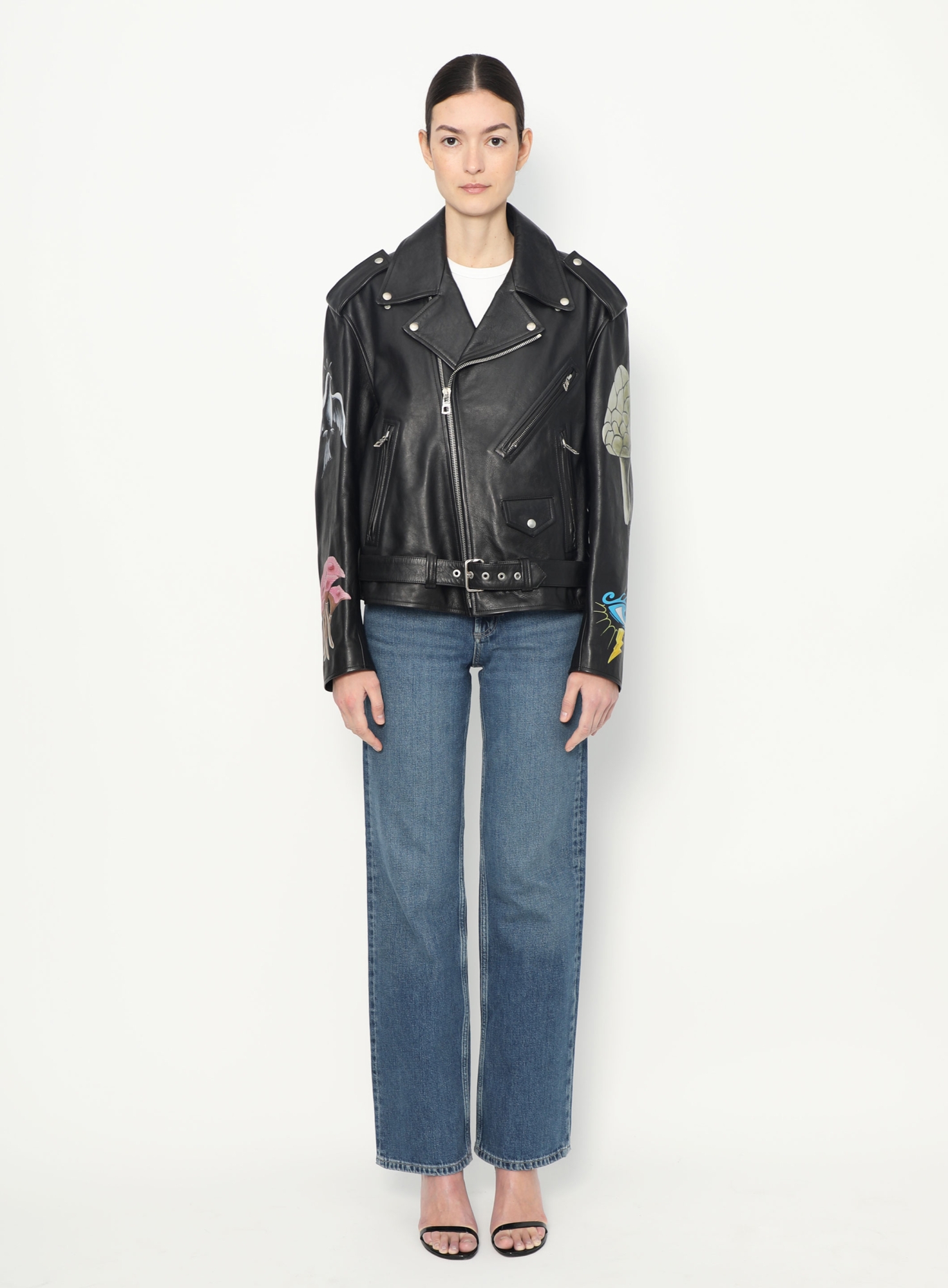 Painted Biker Jacket | Authentic & Vintage | ReSee