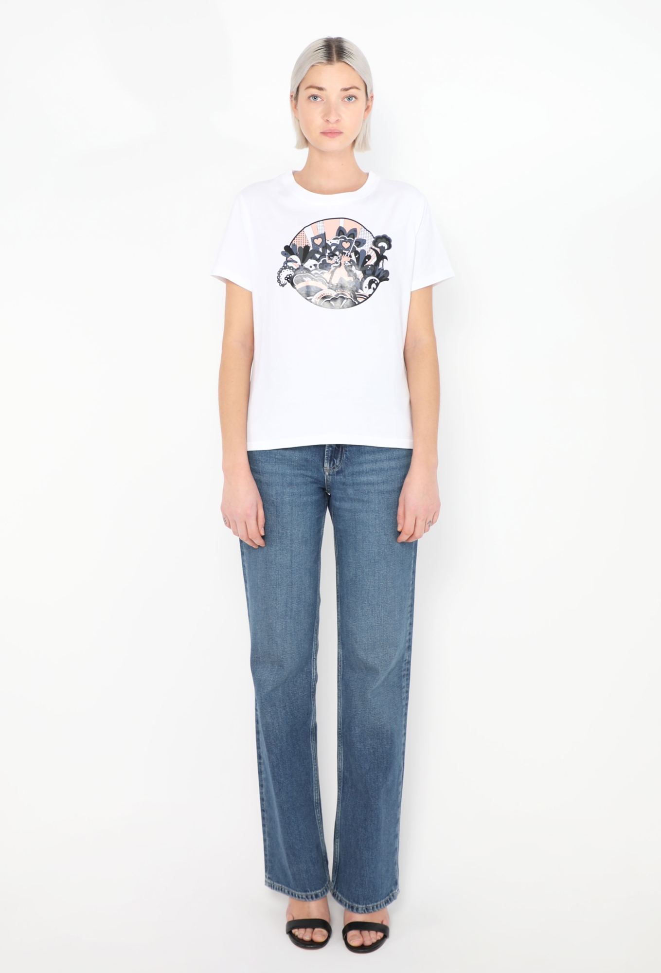 HERMES - 8627 未使用 エルメス FAUBOURG RAINBOW コットン Tシャツ 2022 'Faubourg Rainbow' Cotton T-Shirt | Authentic & Vintage | ReSee