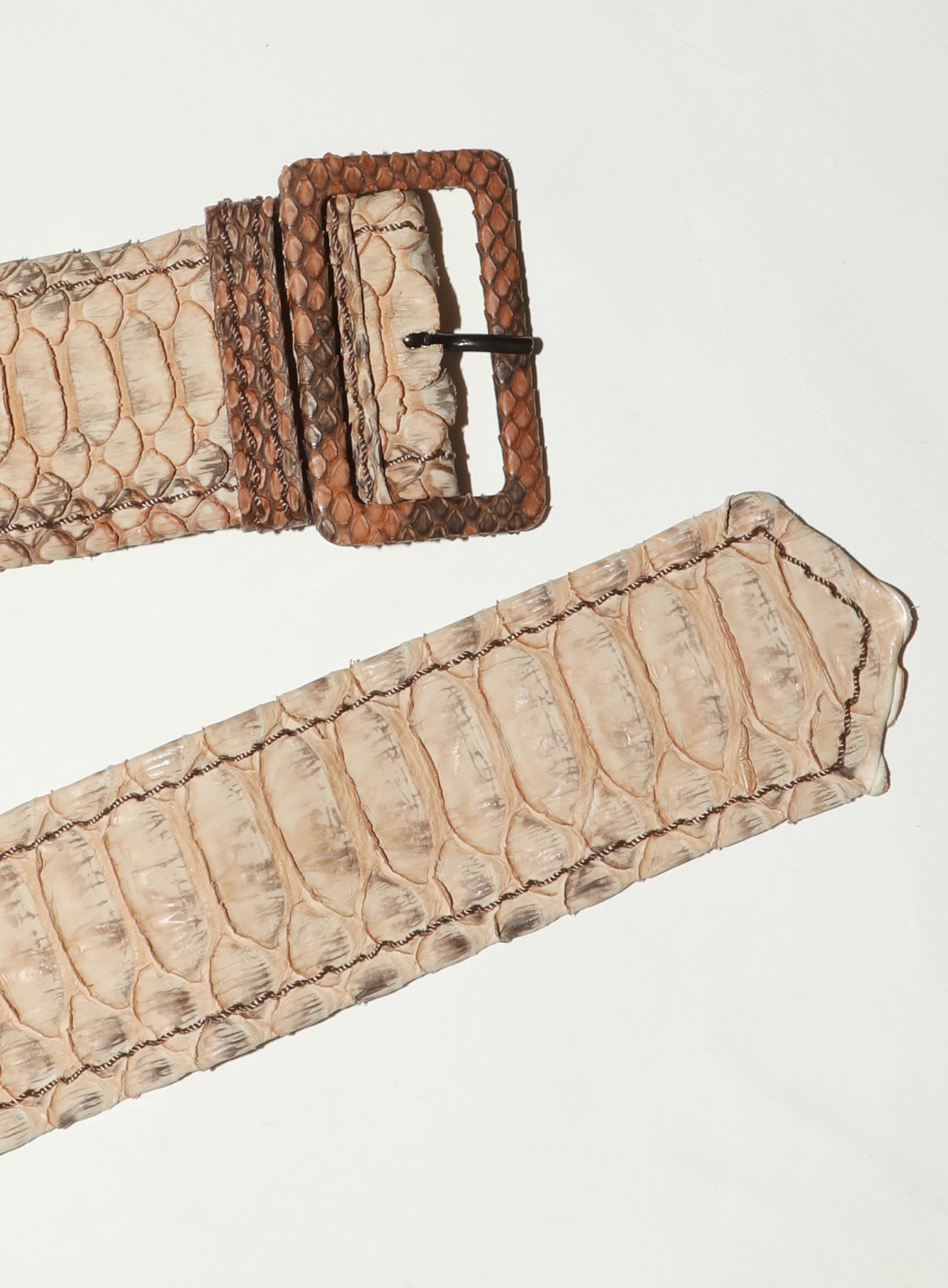 RARE S/S 2004 Python Belted Trench | Authentic & Vintage | ReSee
