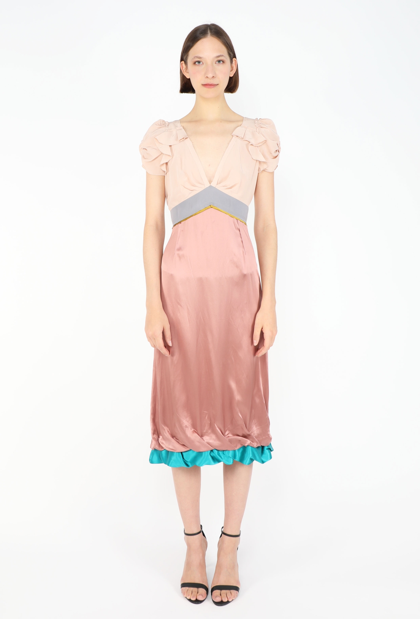 strapless open back dress PRADA Double satin mini-dress P3G96C_393_F0442_S_221 – BORDER-GARA main image 1