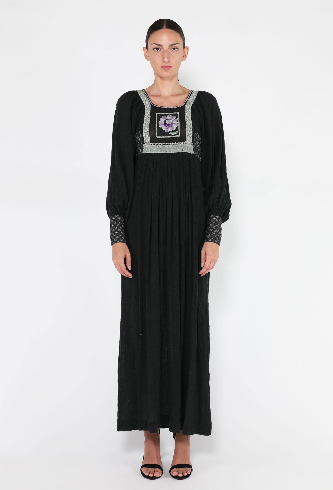 Bohemian Prairie Dress, 1970s - Exquisite Vintage | ReSee
