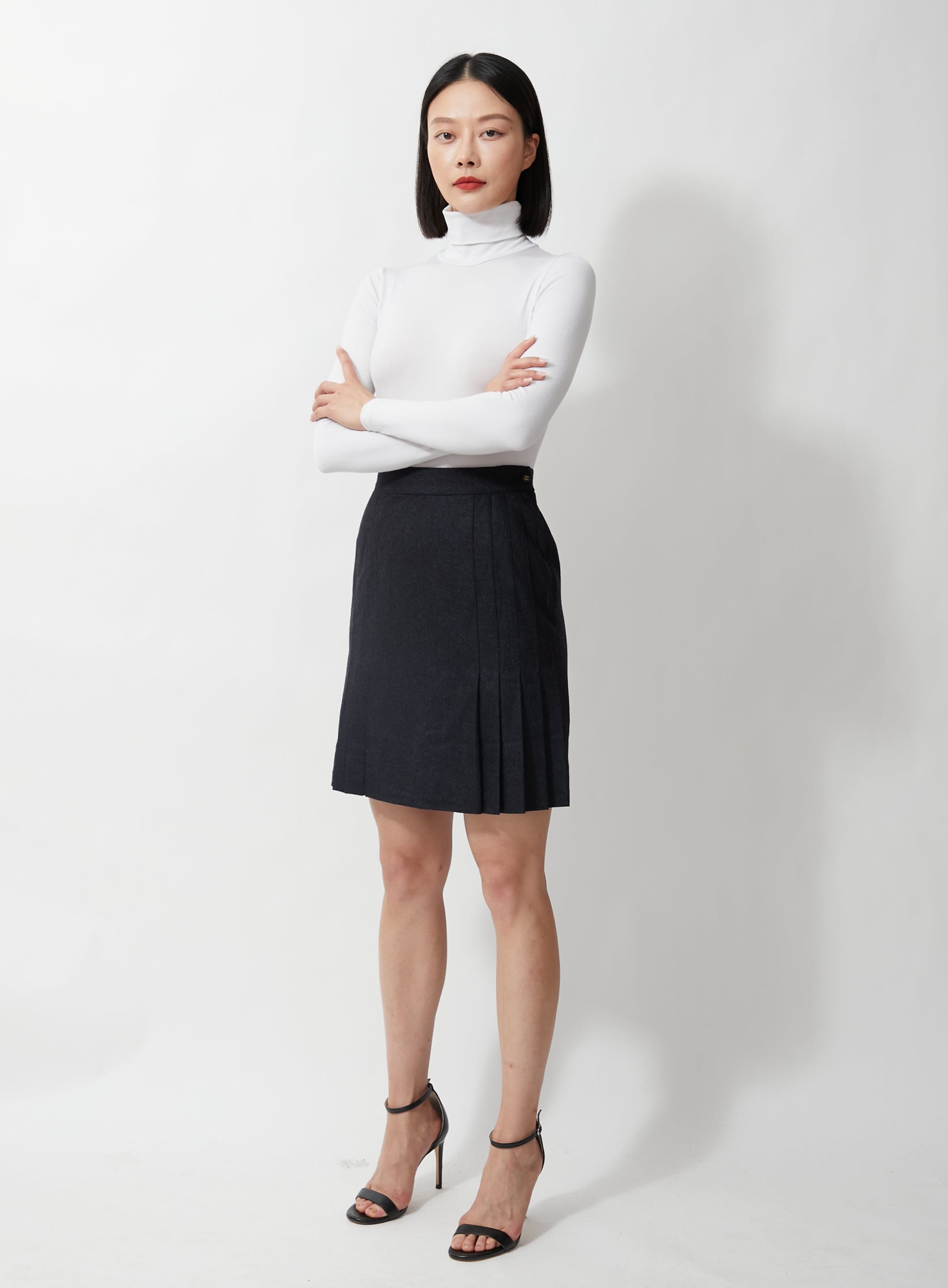 Vintage Black Pleated Skirt - Chanel | ReSee