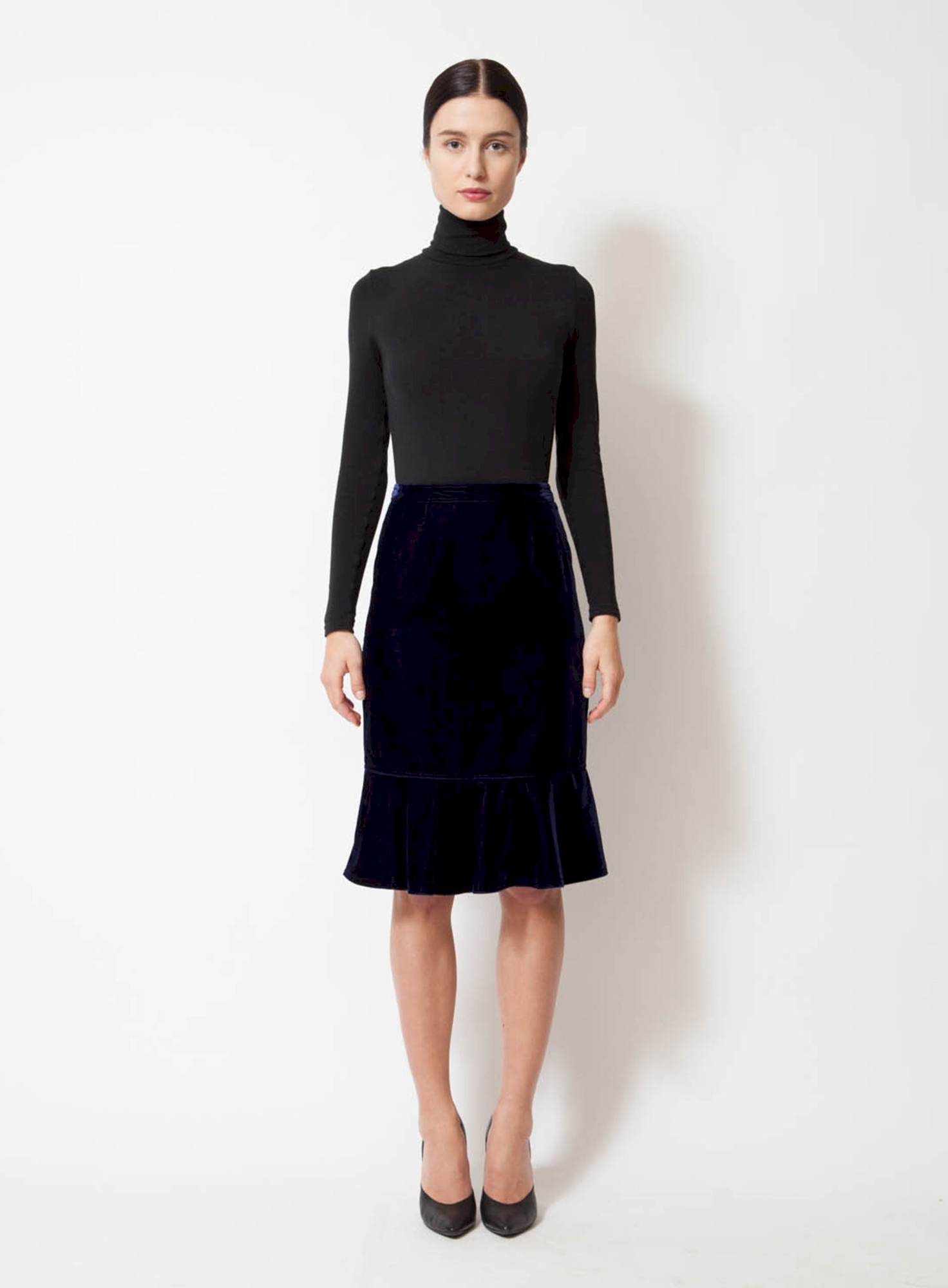 Yves Saint Laurent Rive Gauche by Tom Ford Velvet Skirt | ReSee
