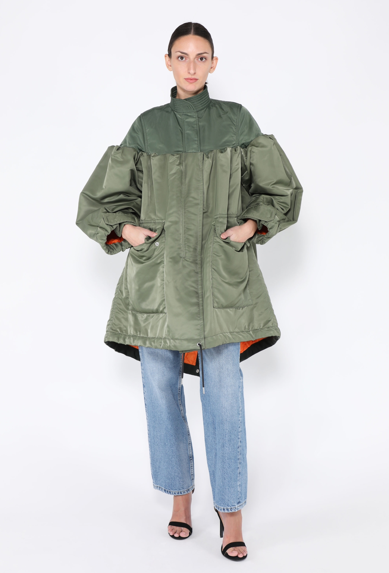 sacai サカイ　2022AW RIPSTOP PADDED JAKET 2022 Padded Shell-Twill Bomber Jacket - Sacai | ReSee