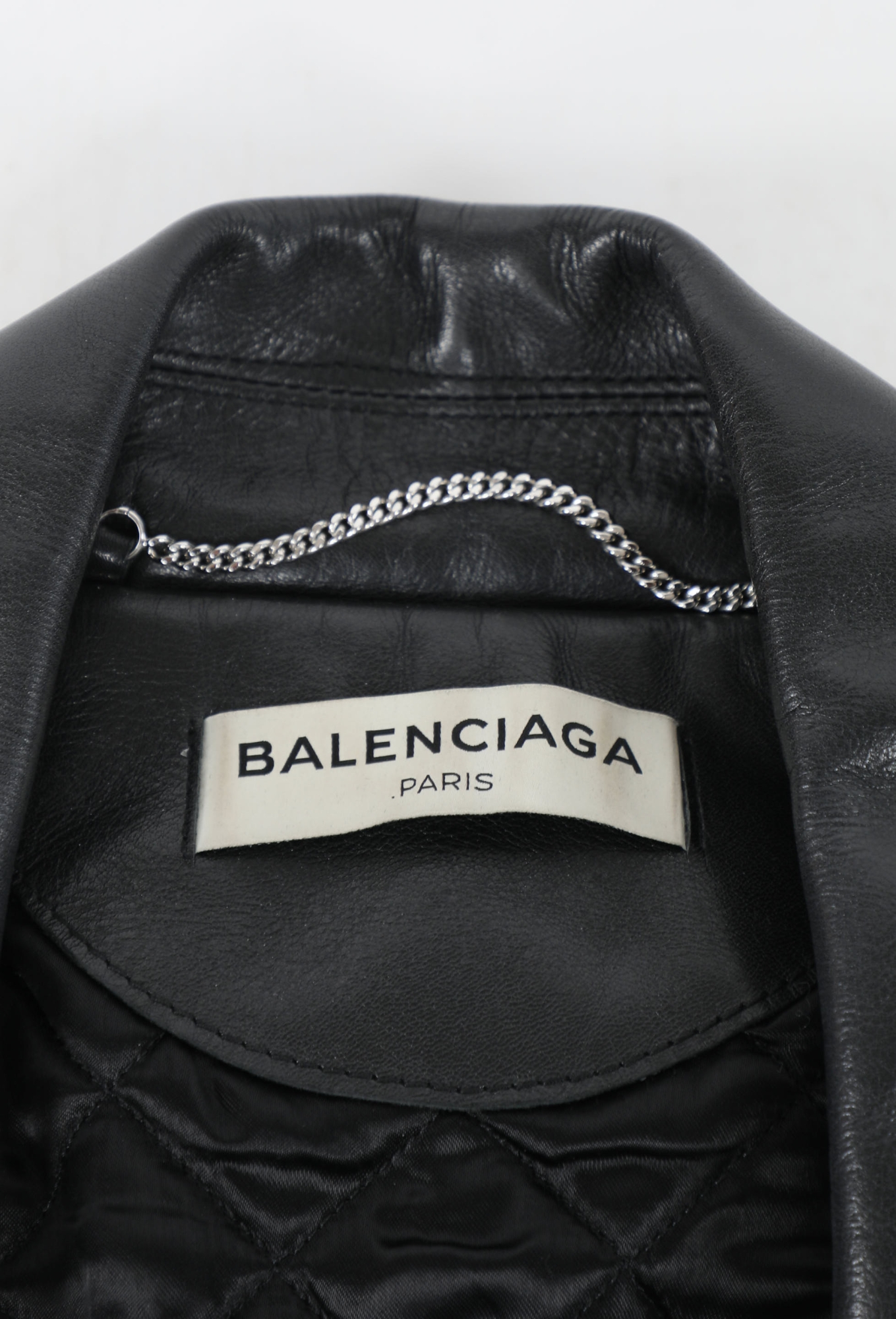 F/W 2016 Leather Biker Jacket - Balenciaga | ReSee