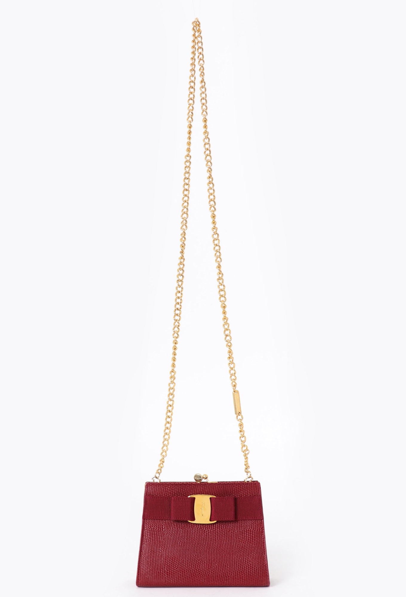 Ferragamo Lizard Vara Mini Bag - Salvatore Ferragamo | Authentic