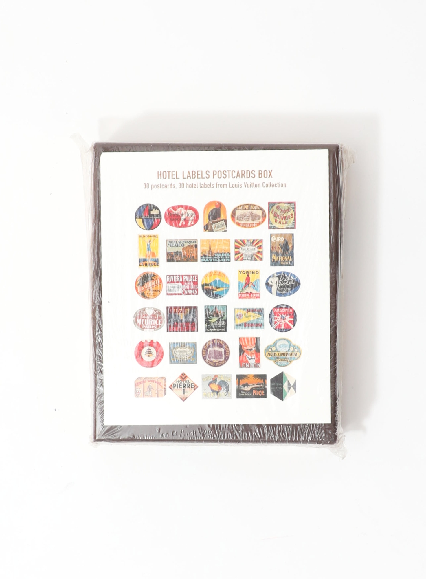 ルイヴィトン HOTEL LABELS POSTCARDS BOX Hotel Postcard Box | Authentic & Vintage | ReSee