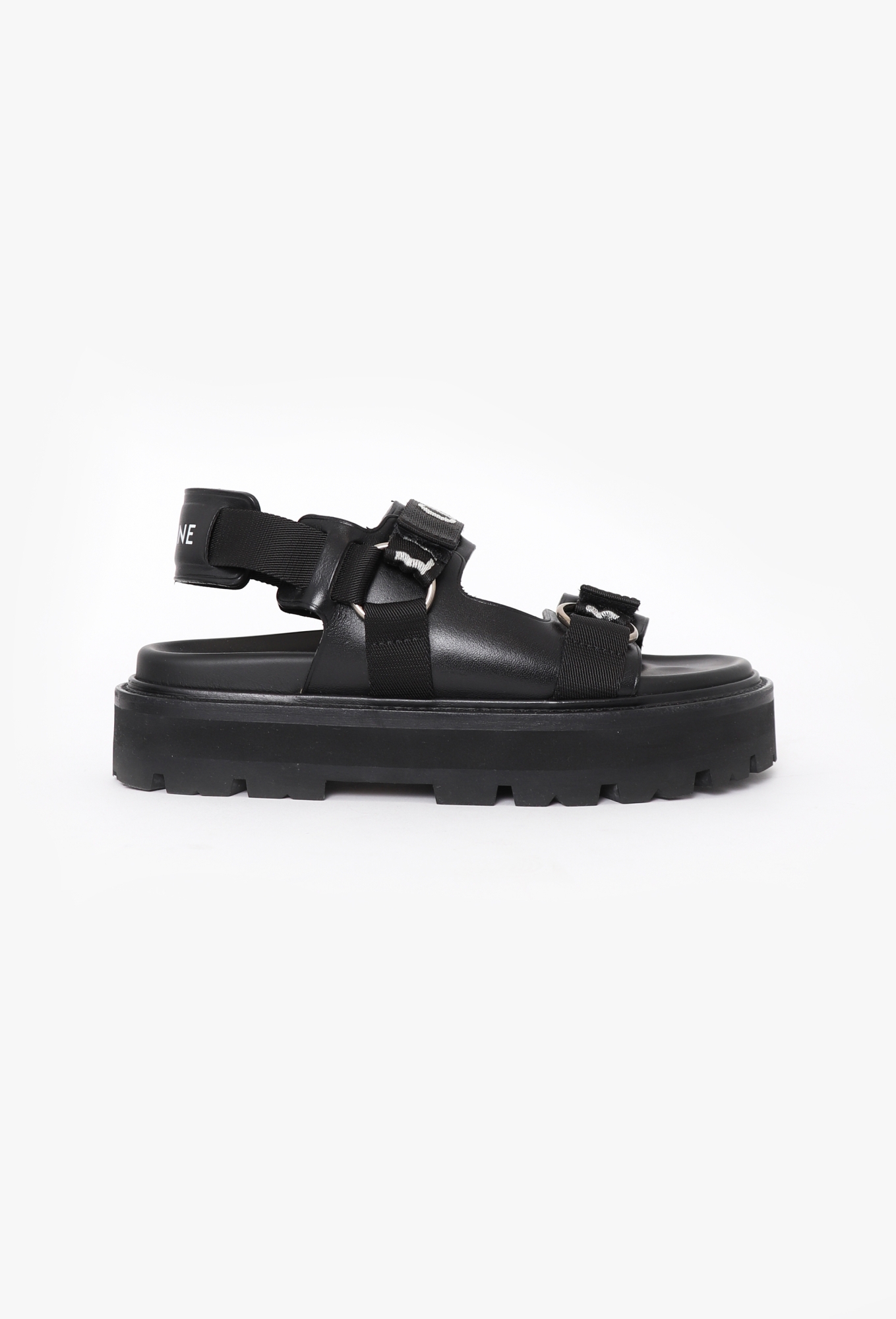 2022 Logo Platform Sandals - Céline | Authentic & Vintage | ReSee