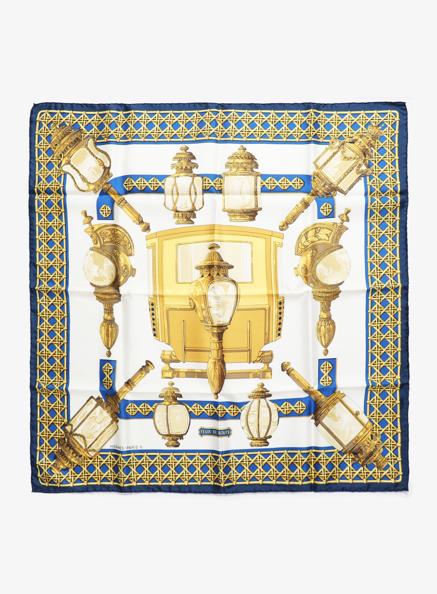 Feux de Route' Silk Carré | Authentic & Vintage | ReSee
