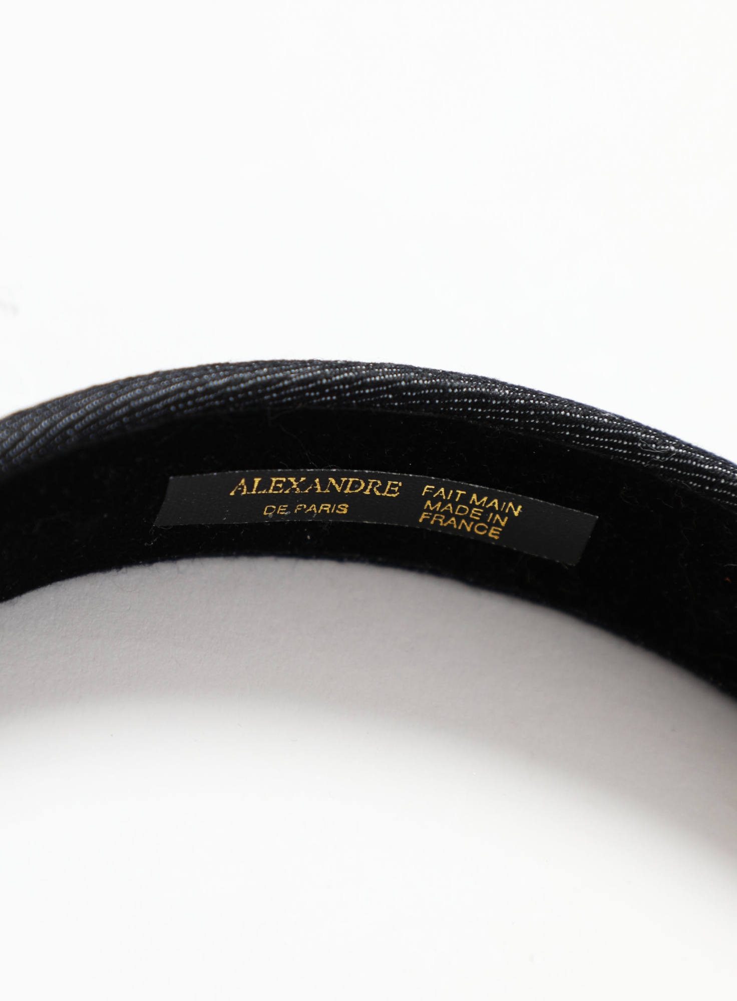 Alexandre de Paris Denim Headband | Authentic & Vintage | ReSee
