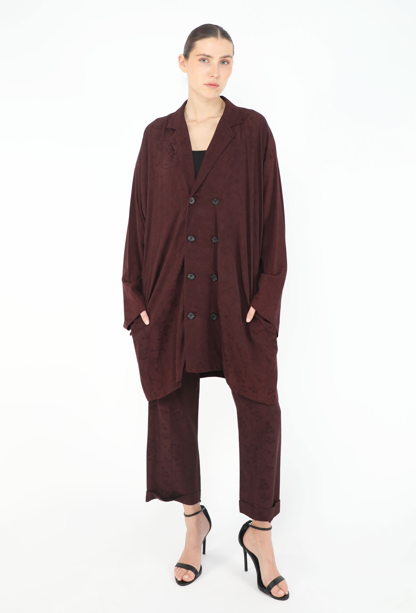 Floral Jacquard Tunic Ensemble - Yohji Yamamoto | ReSee