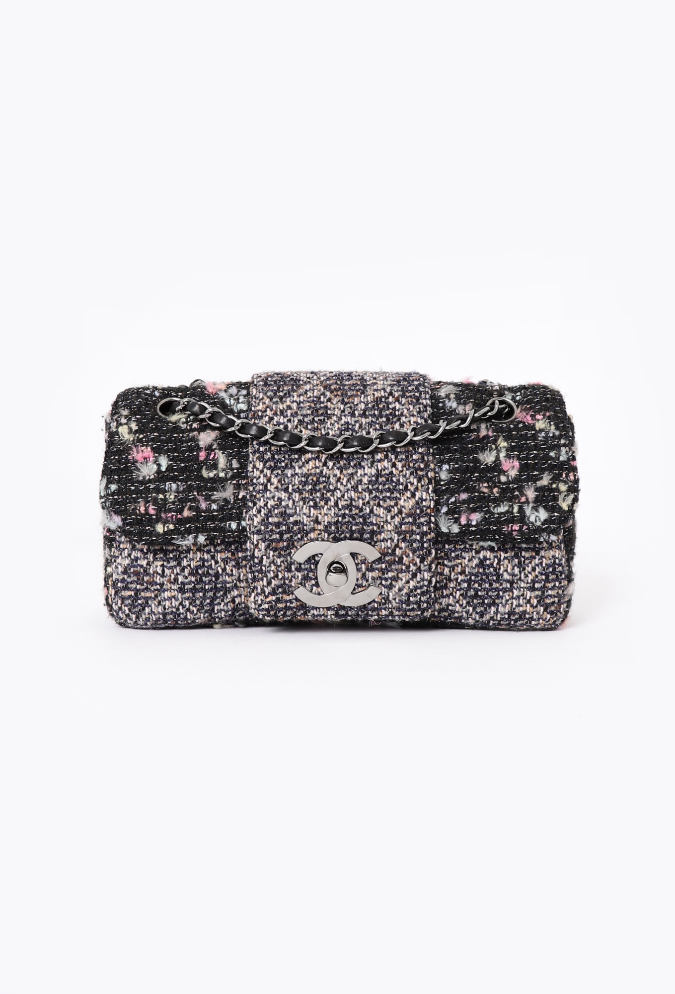 CHANEL グレー レース 刺繍 ノースリーブ 38 シャネル ショルダーバッグ レディース グレー CHANEL AP3645 B14291