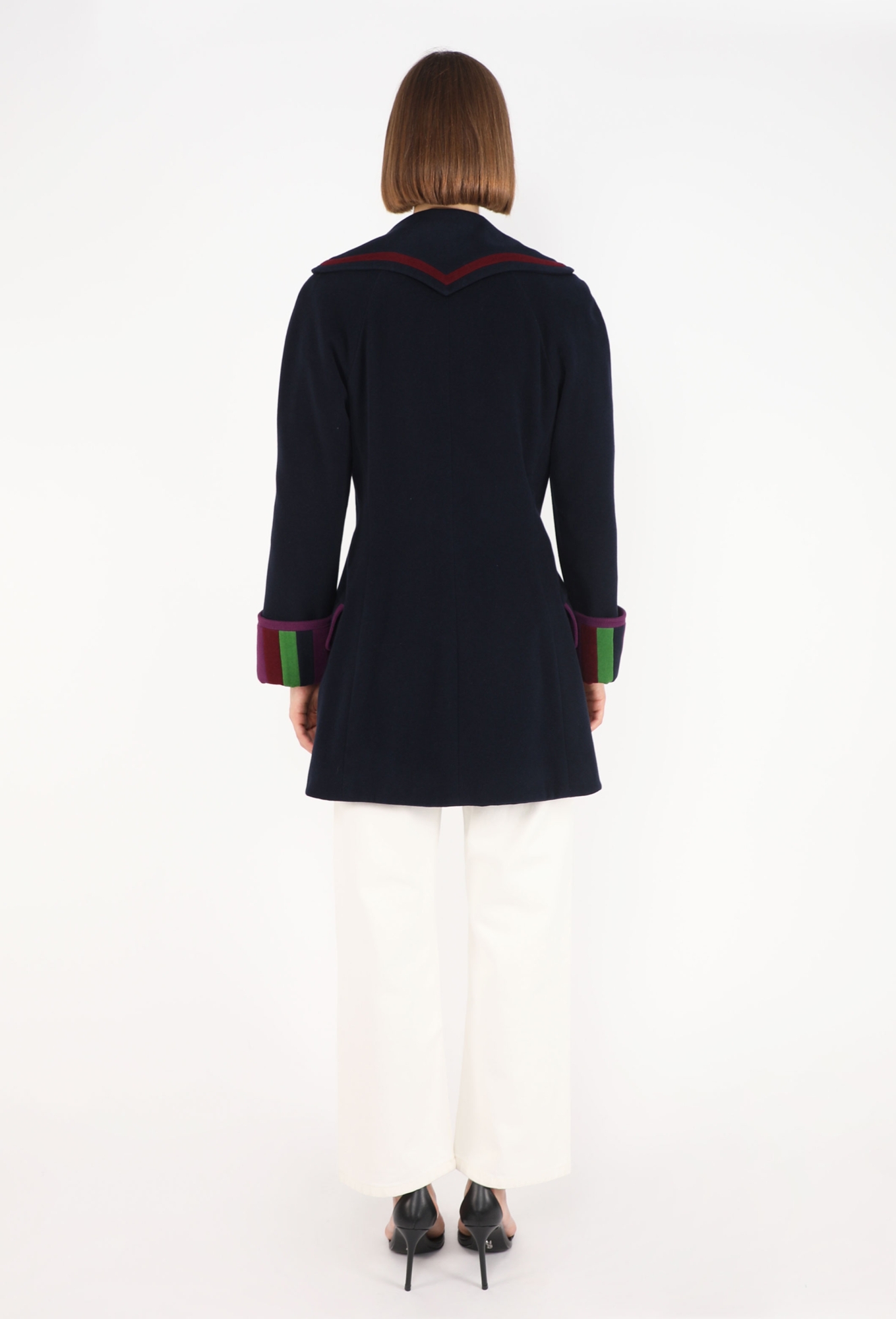 Cashmere Sailor Peacoat, Fall 1993 - Gianni Versace | ReSee