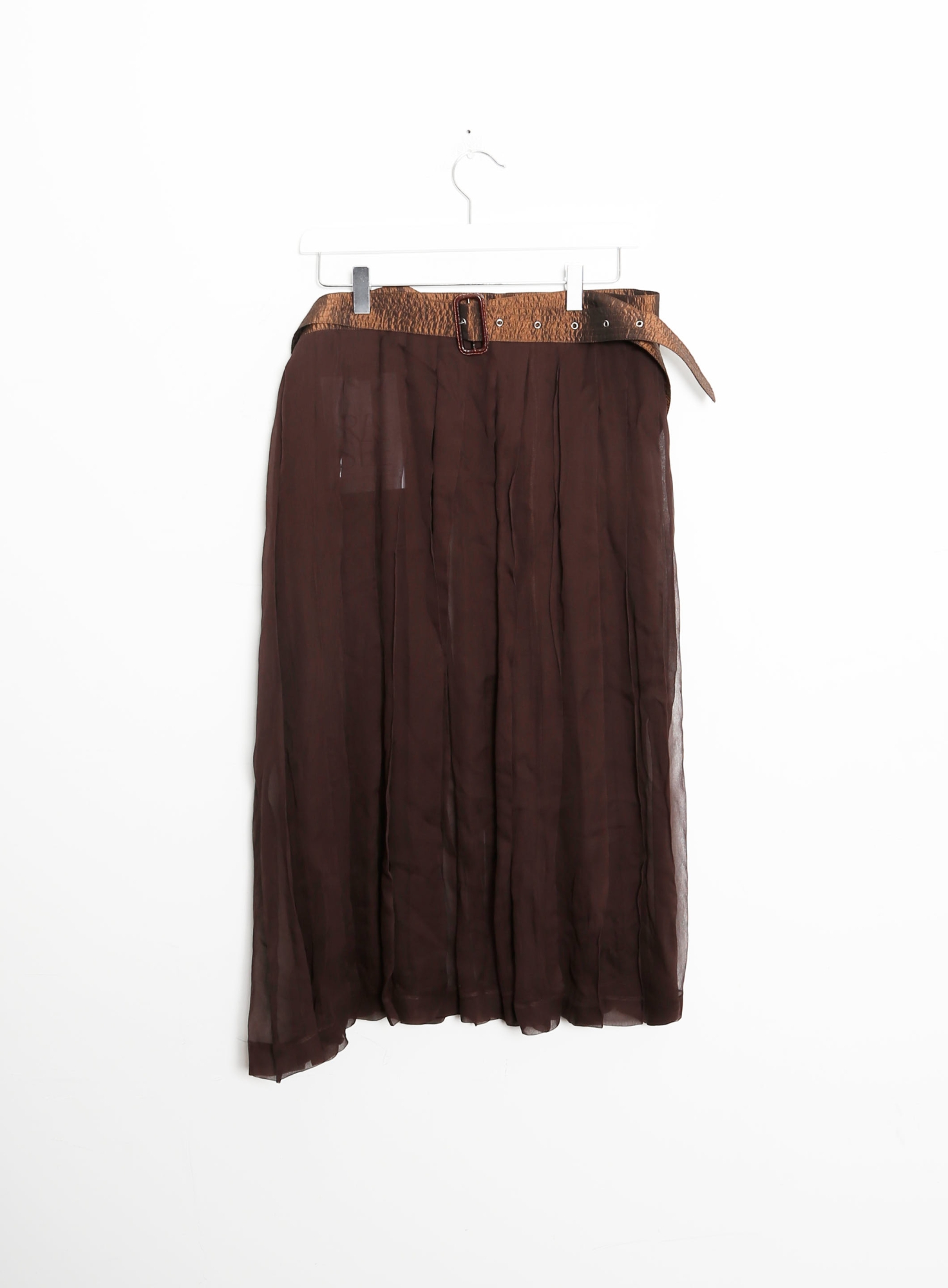 90s Belted Silk Wrap Skirt | Authentic & Vintage | ReSee